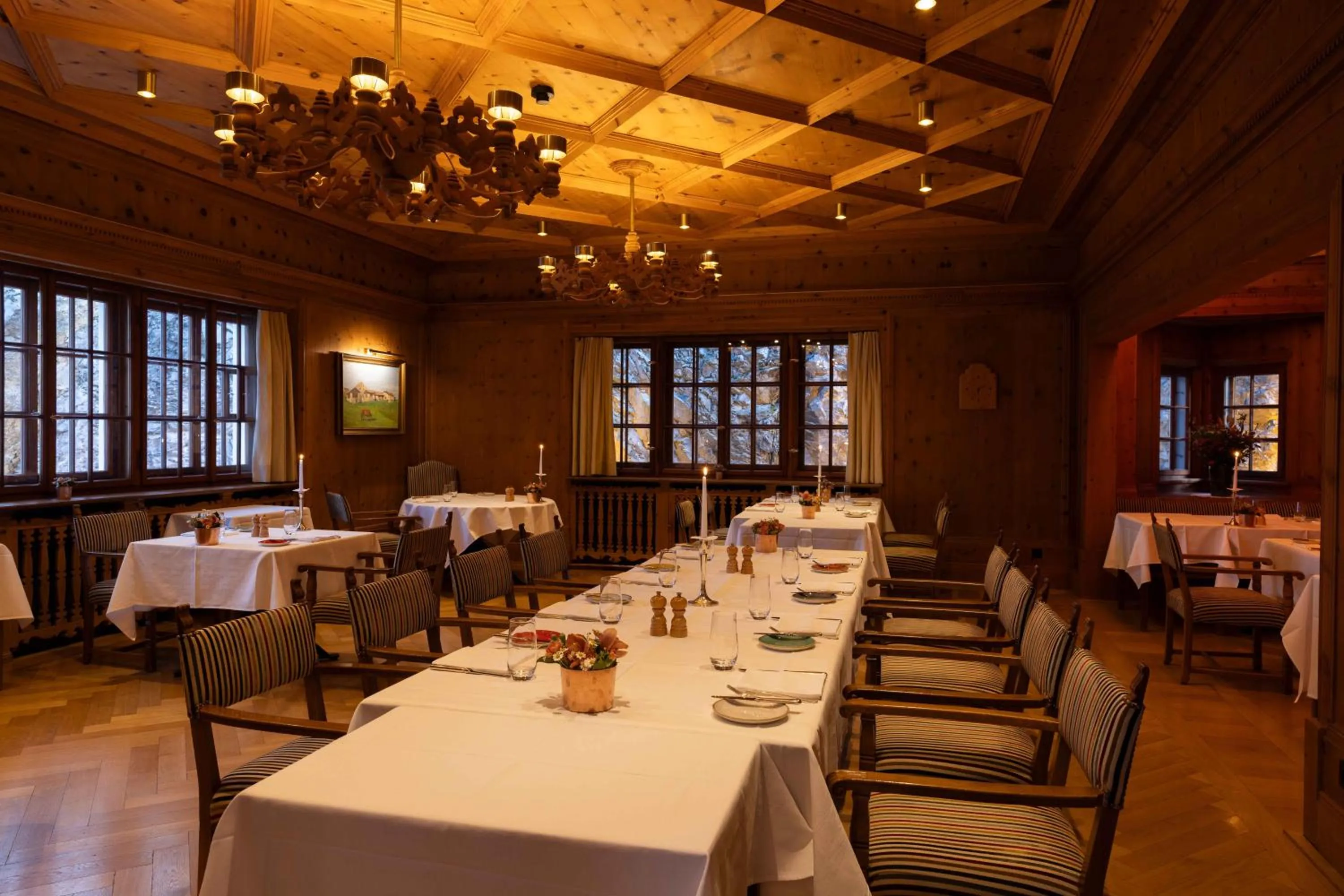 Restaurant/places to eat in Hotel Waldhaus Sils