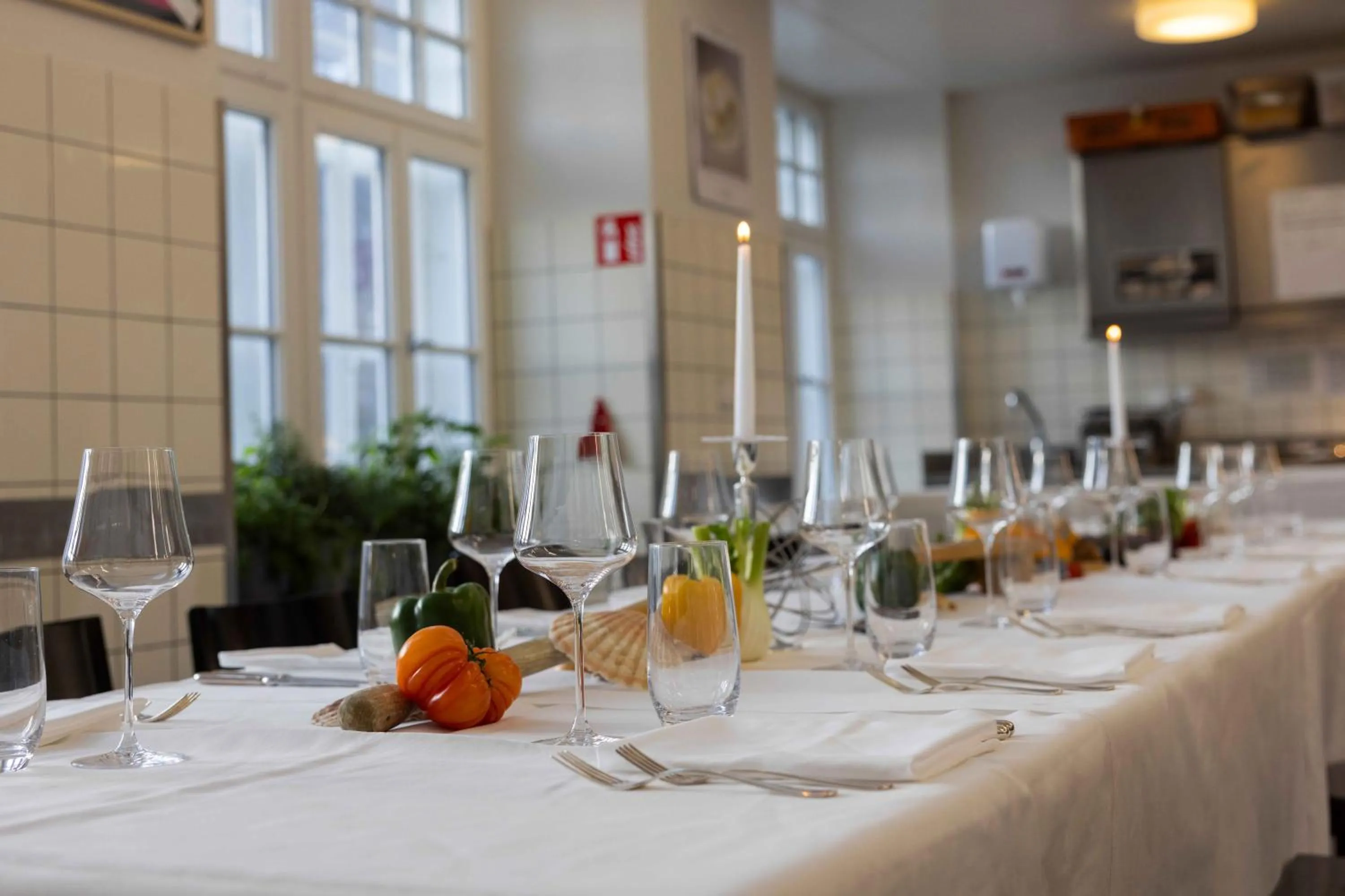 kitchen in Hotel Waldhaus Sils
