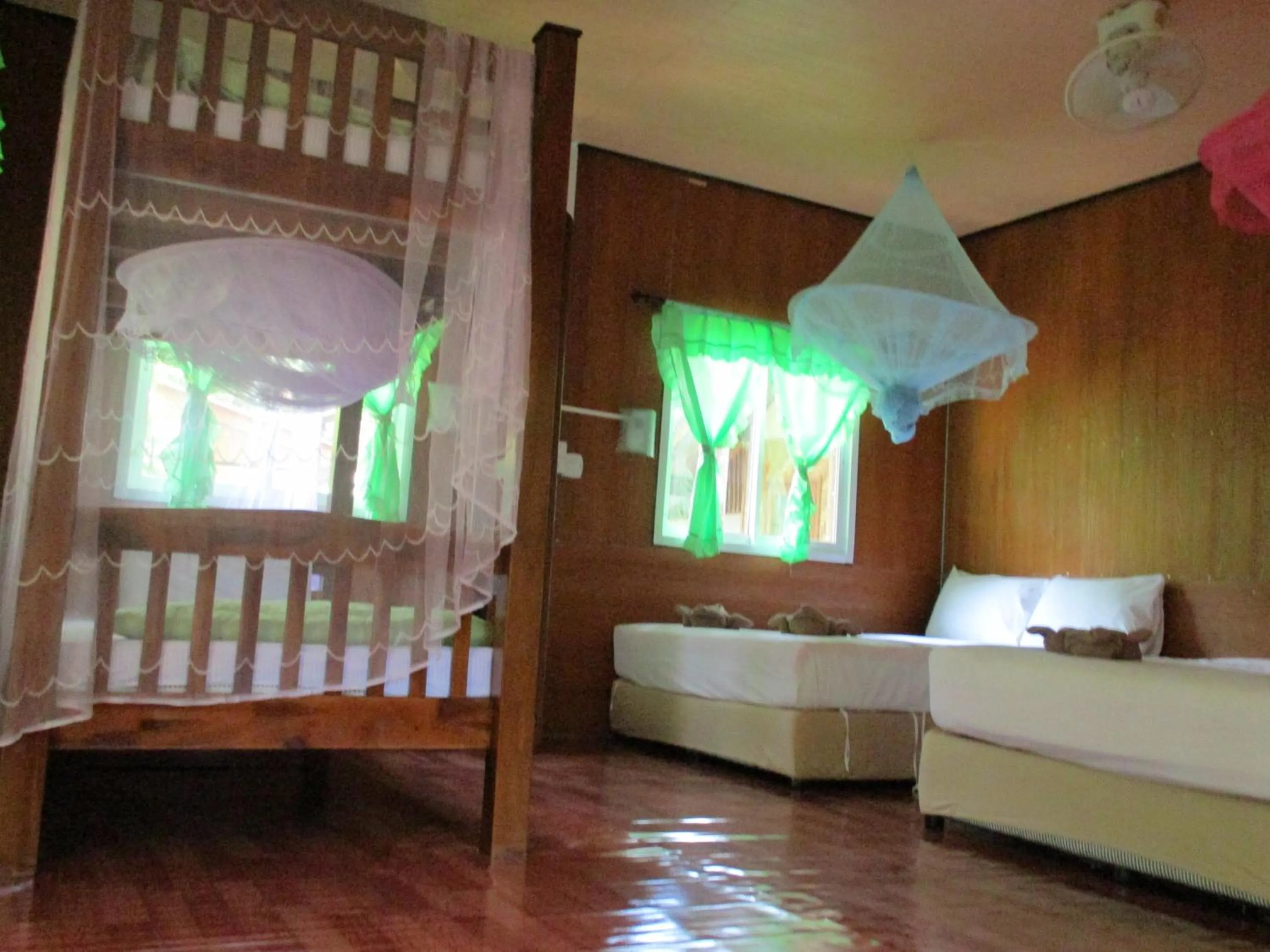 Bed in Khaosok Island Resort