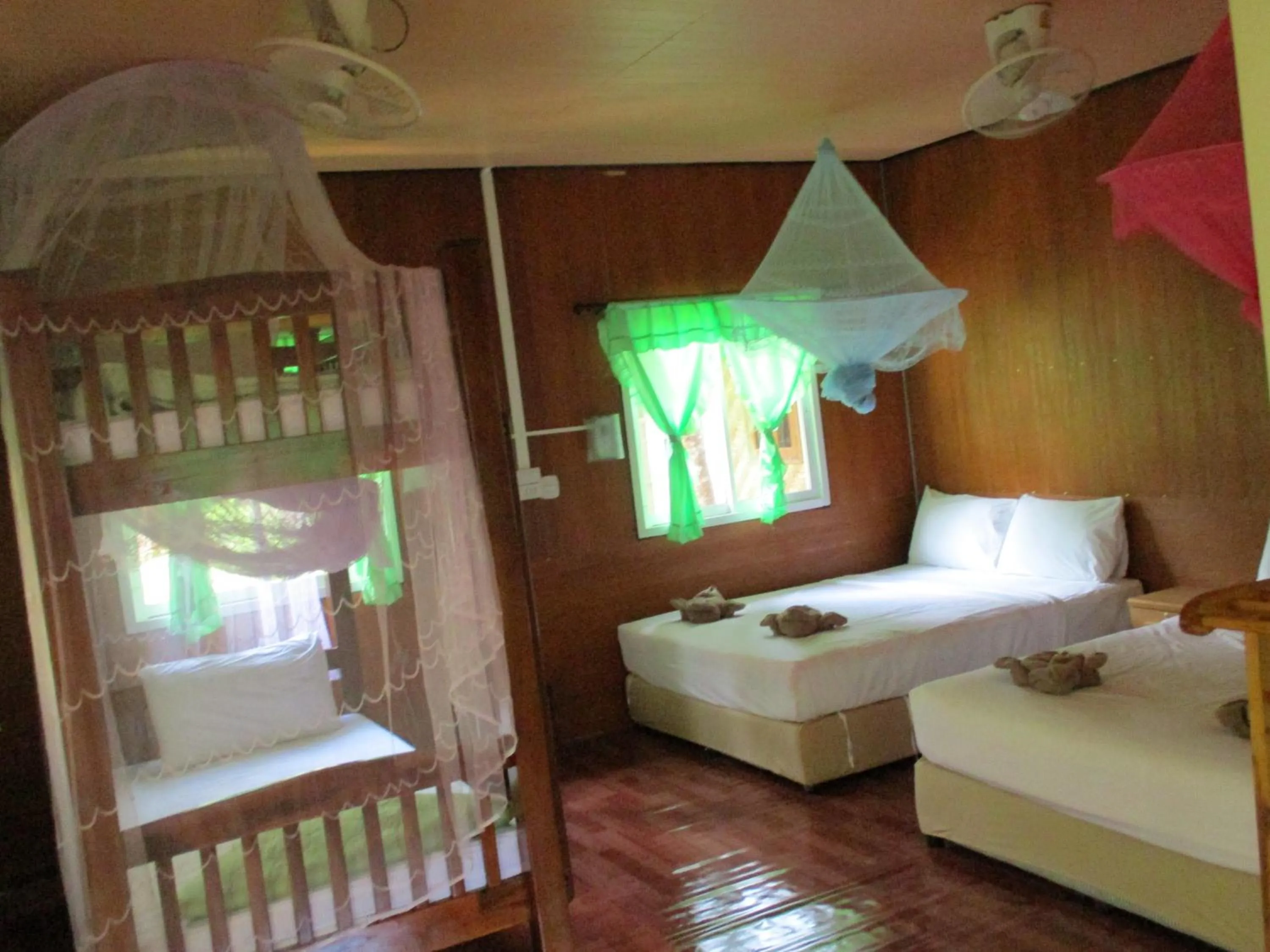 Bed in Khaosok Island Resort