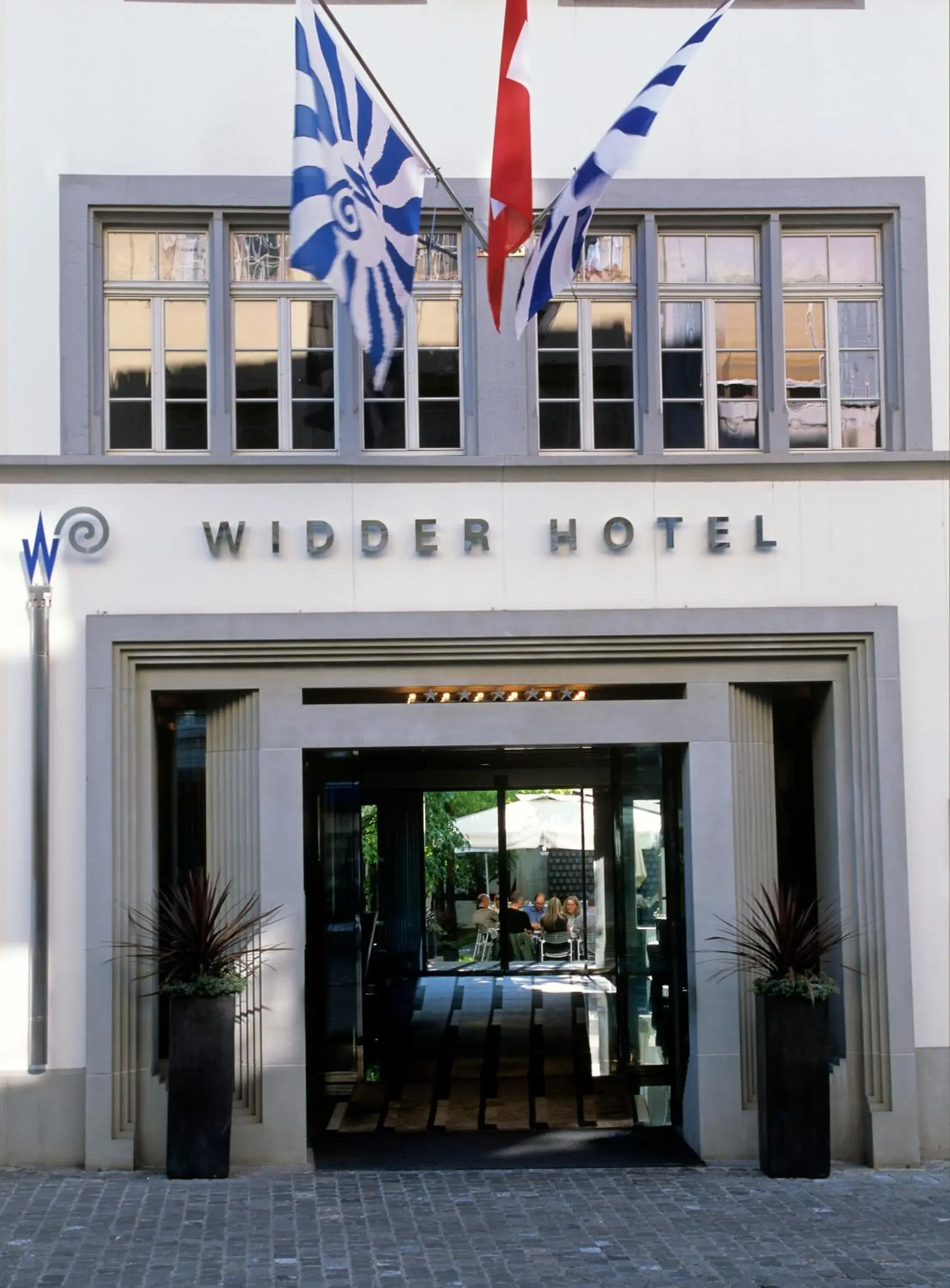 Facade/entrance in Widder Hotel - Zurichs Luxury Hideaway Facade/entrance in Widder Hotel - Zurichs Luxury Hideaway