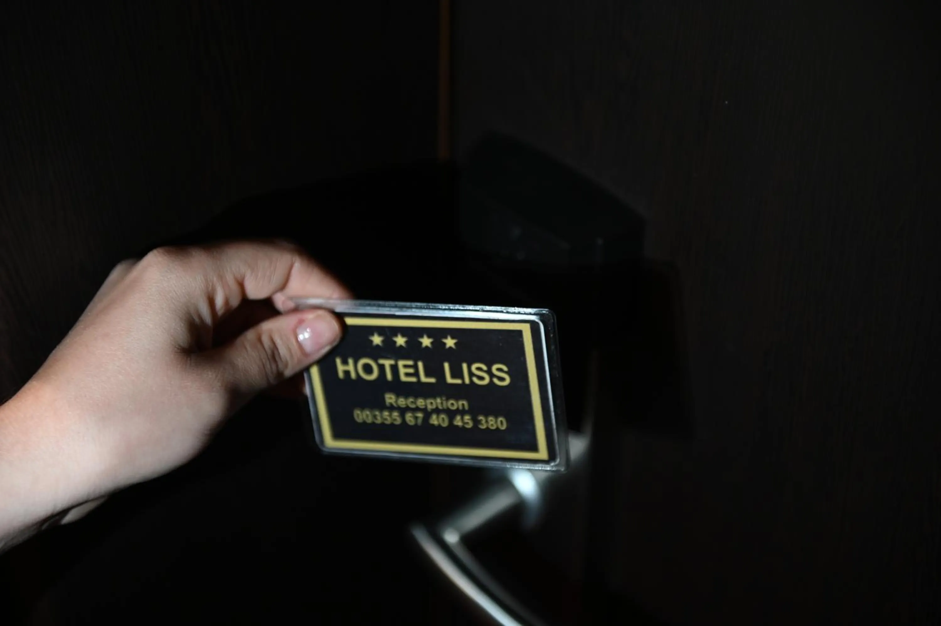 Logo/Certificate/Sign in Hotel Liss
