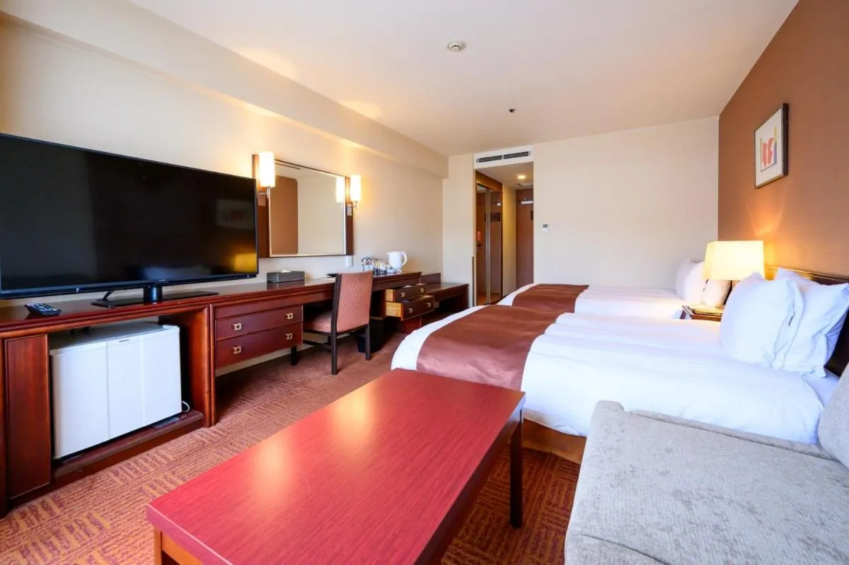 Bed in Fukuyama New Castle Hotel