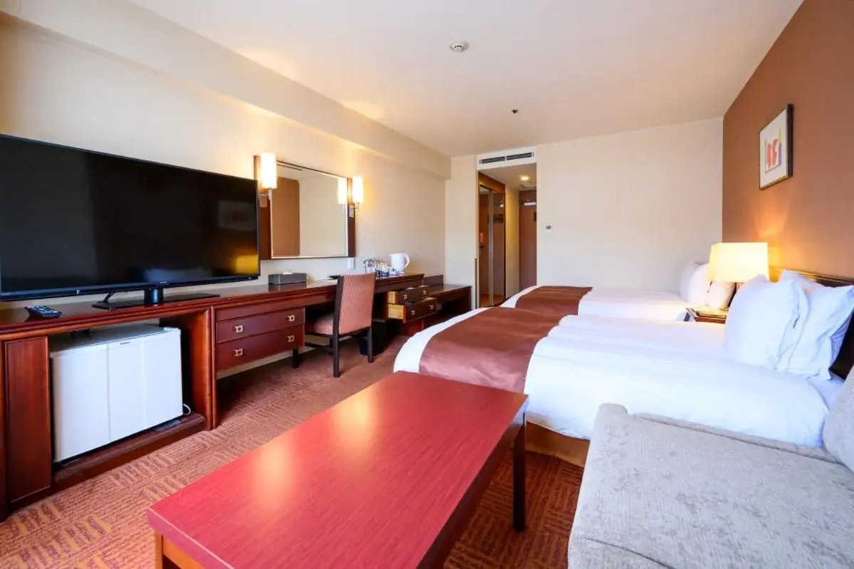 Bed in Fukuyama New Castle Hotel Bed in Fukuyama New Castle Hotel