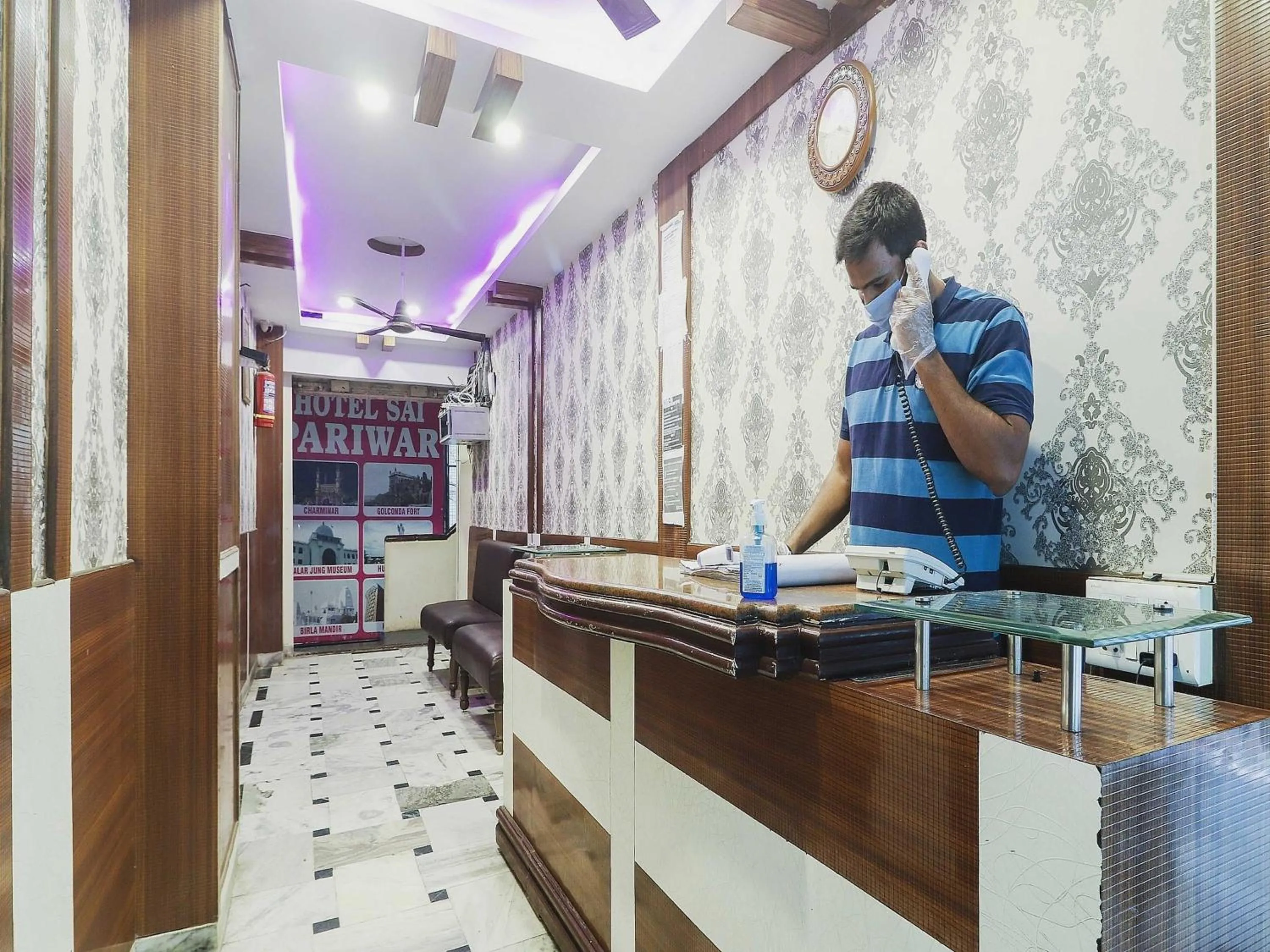 Lobby or reception in Hotel O Sai Pariwar