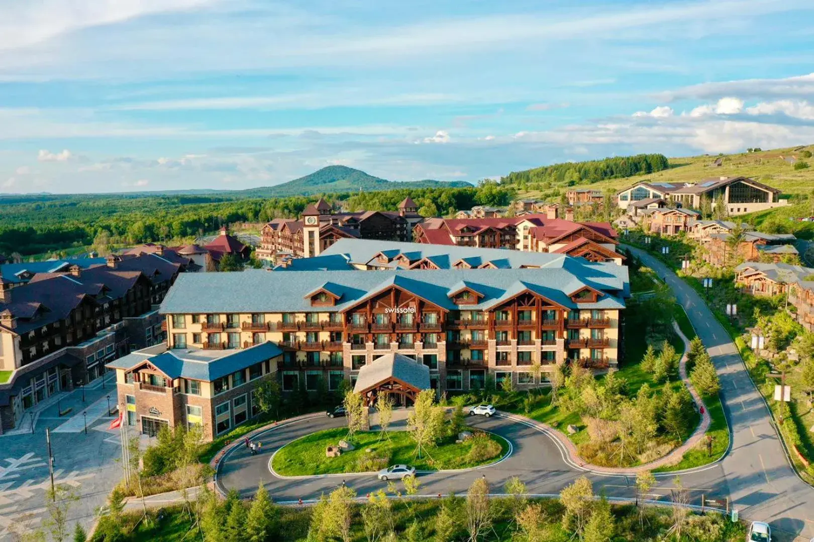 Bird's eye view in Swissôtel Resort Changbaishan Bird's eye view in Swissôtel Resort Changbaishan