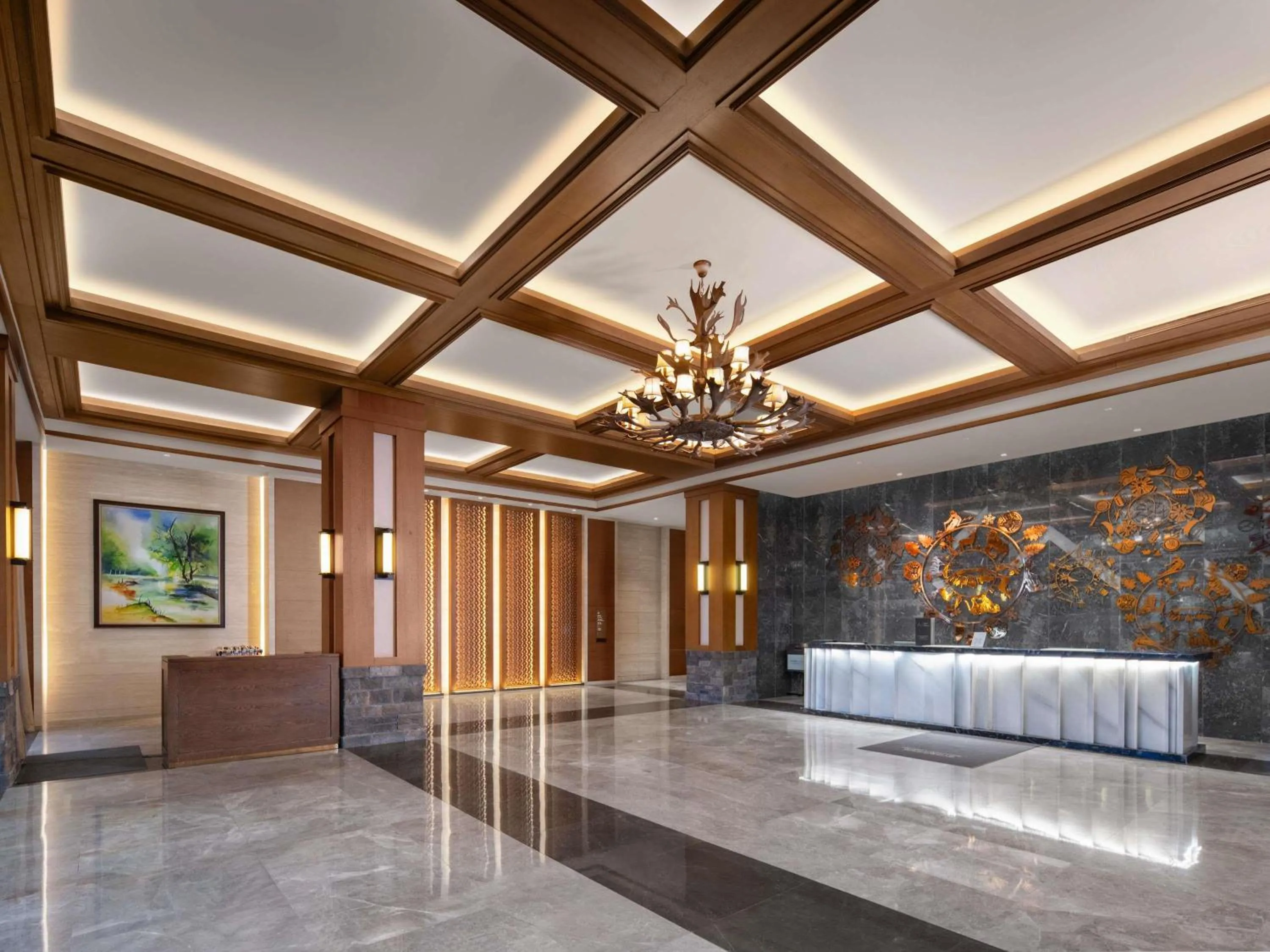 Property building, Bed in Swissôtel Resort Changbaishan