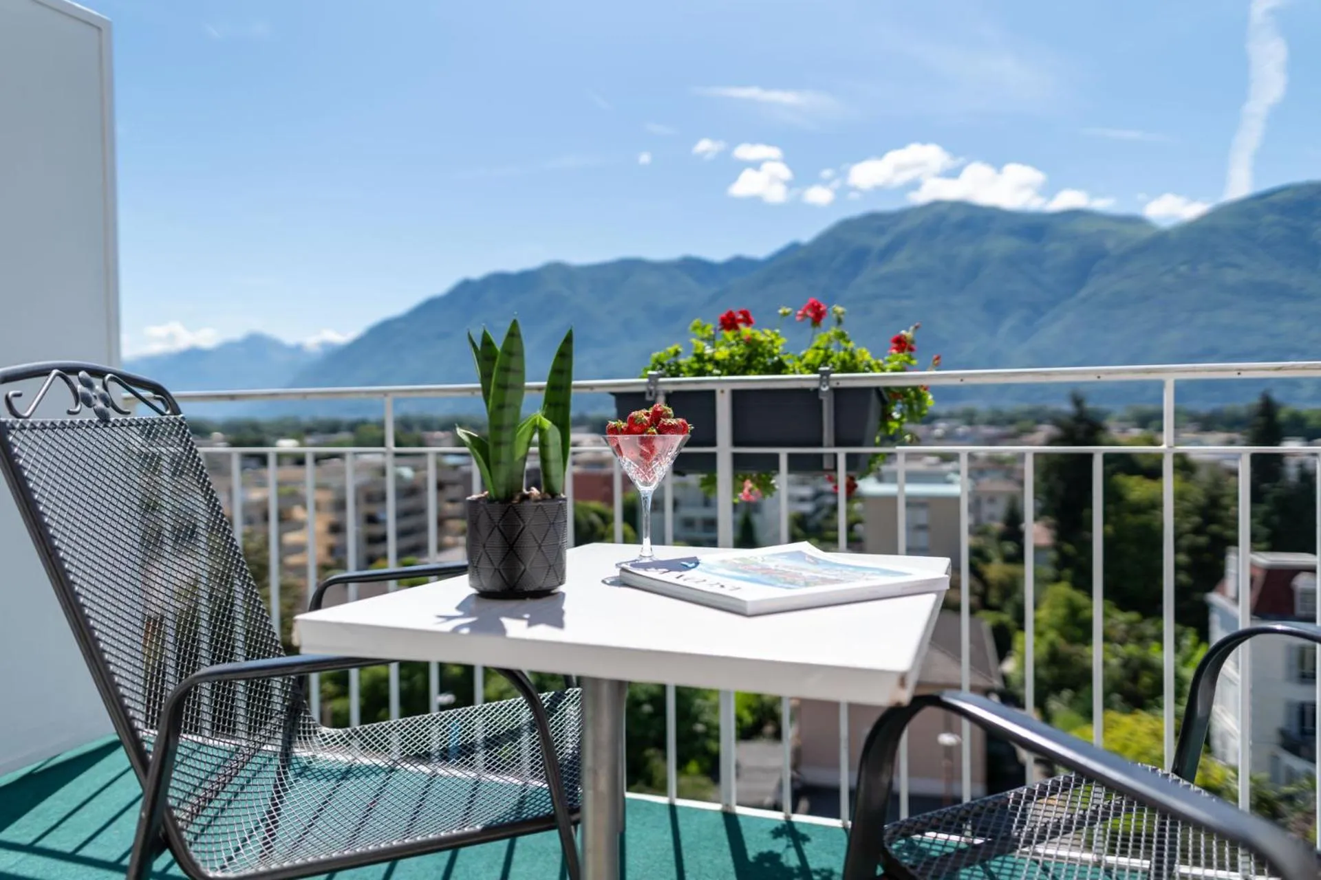 Mountain view in Hotel La Perla