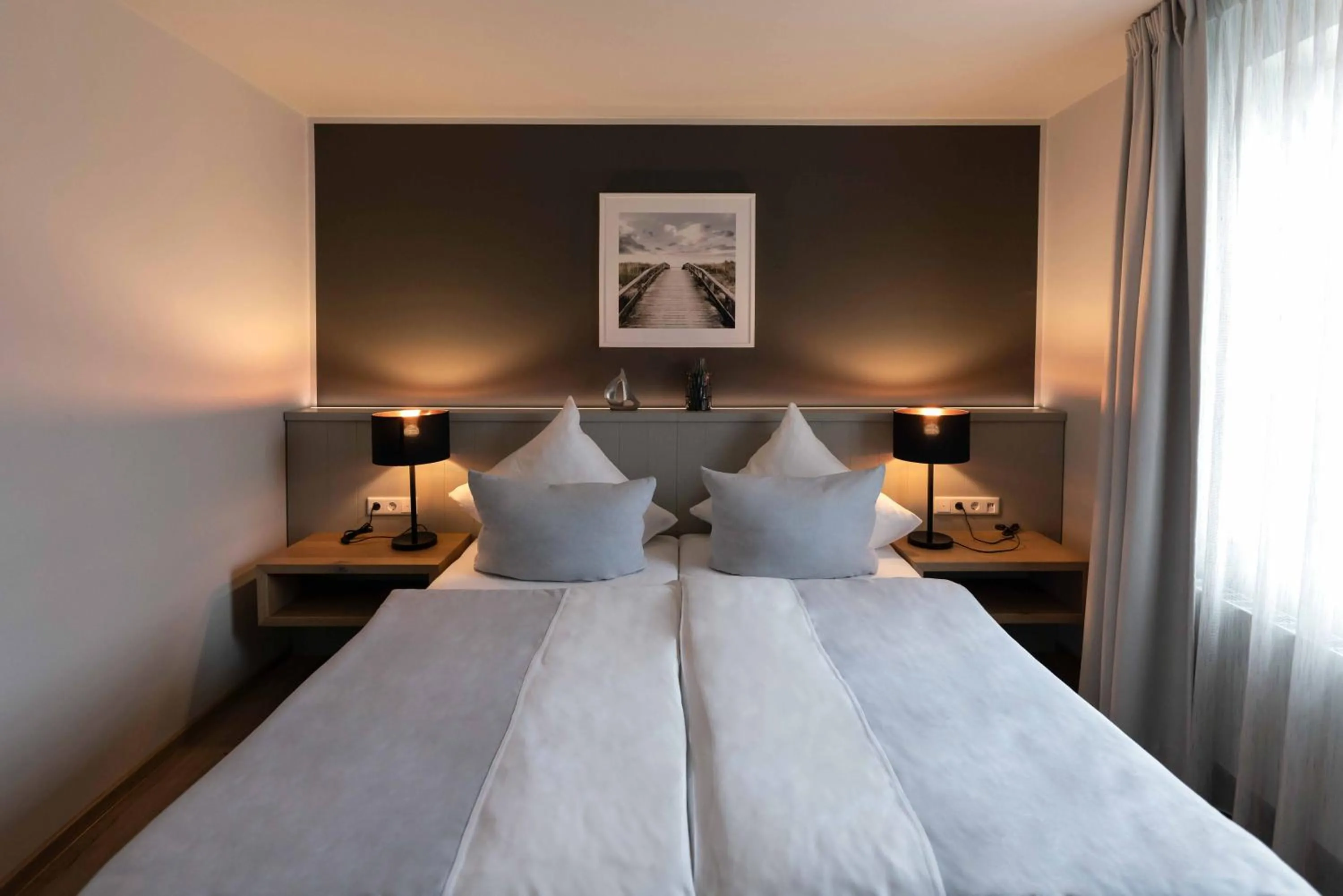 Bedroom, Bed in Hotel Friesenhof