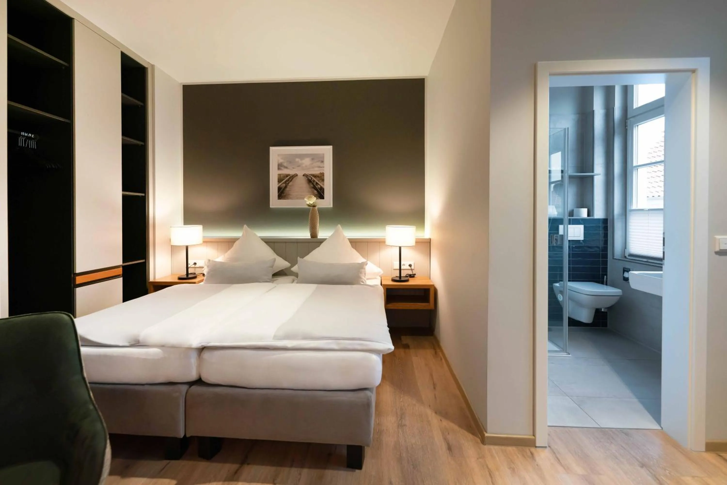 Photo of the whole room, Bed in Hotel Friesenhof