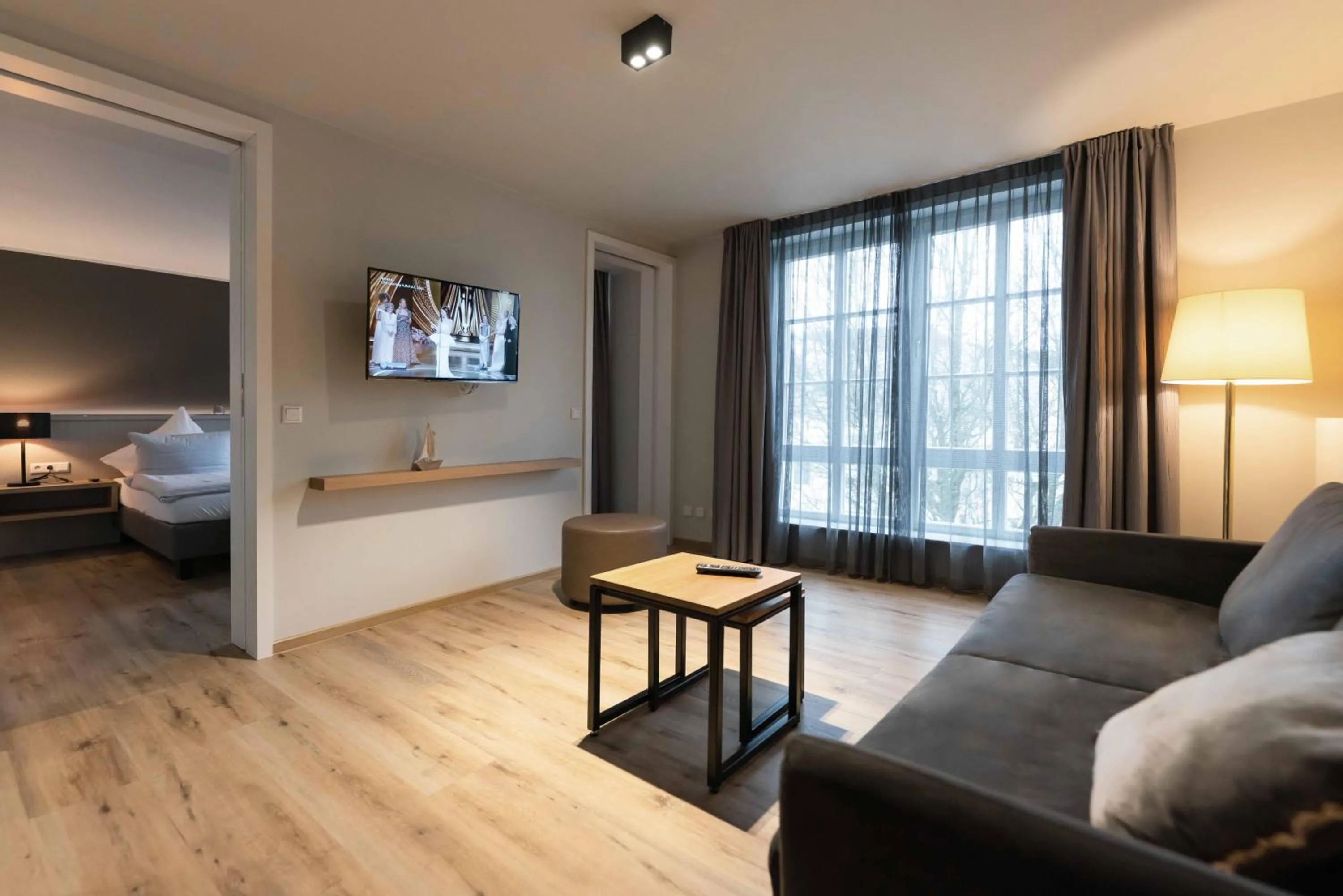 Living room, Bed in Hotel Friesenhof