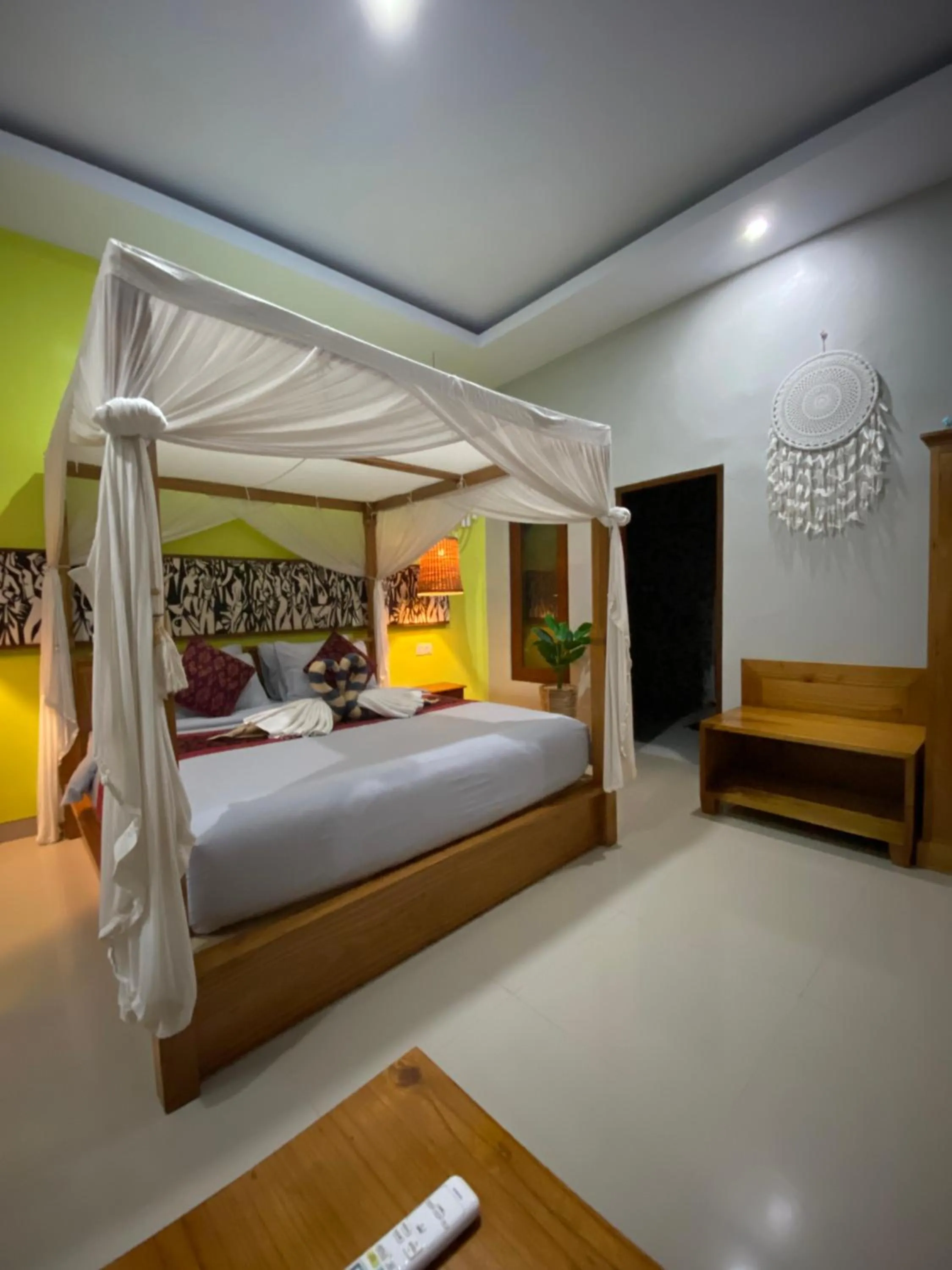 Bed in Ubud Suarga Mesari Private Pool Villa