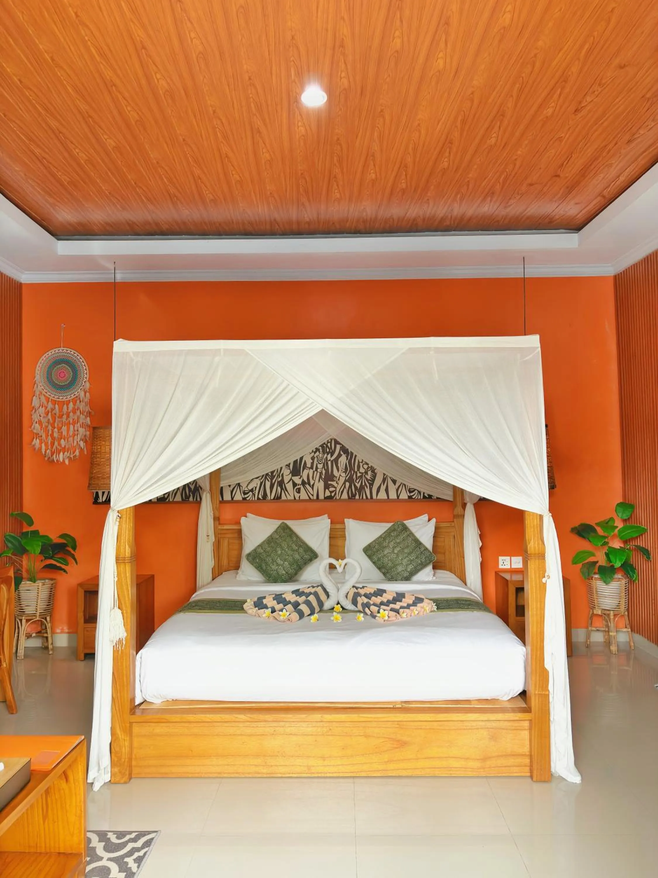 Bed in Ubud Suarga Private Pool Villa