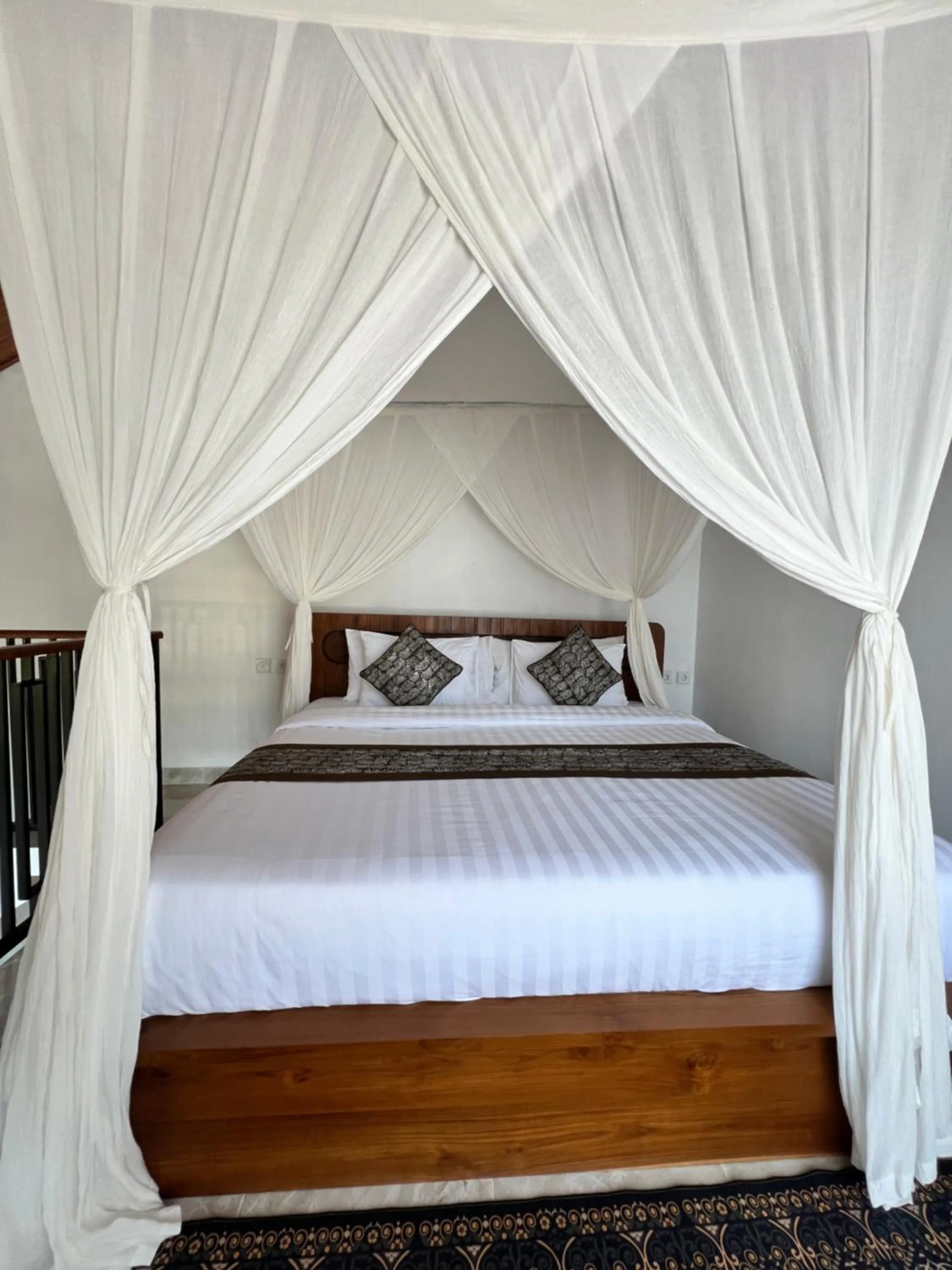 Bed in Ubud Suarga Mesari Private Pool Villa