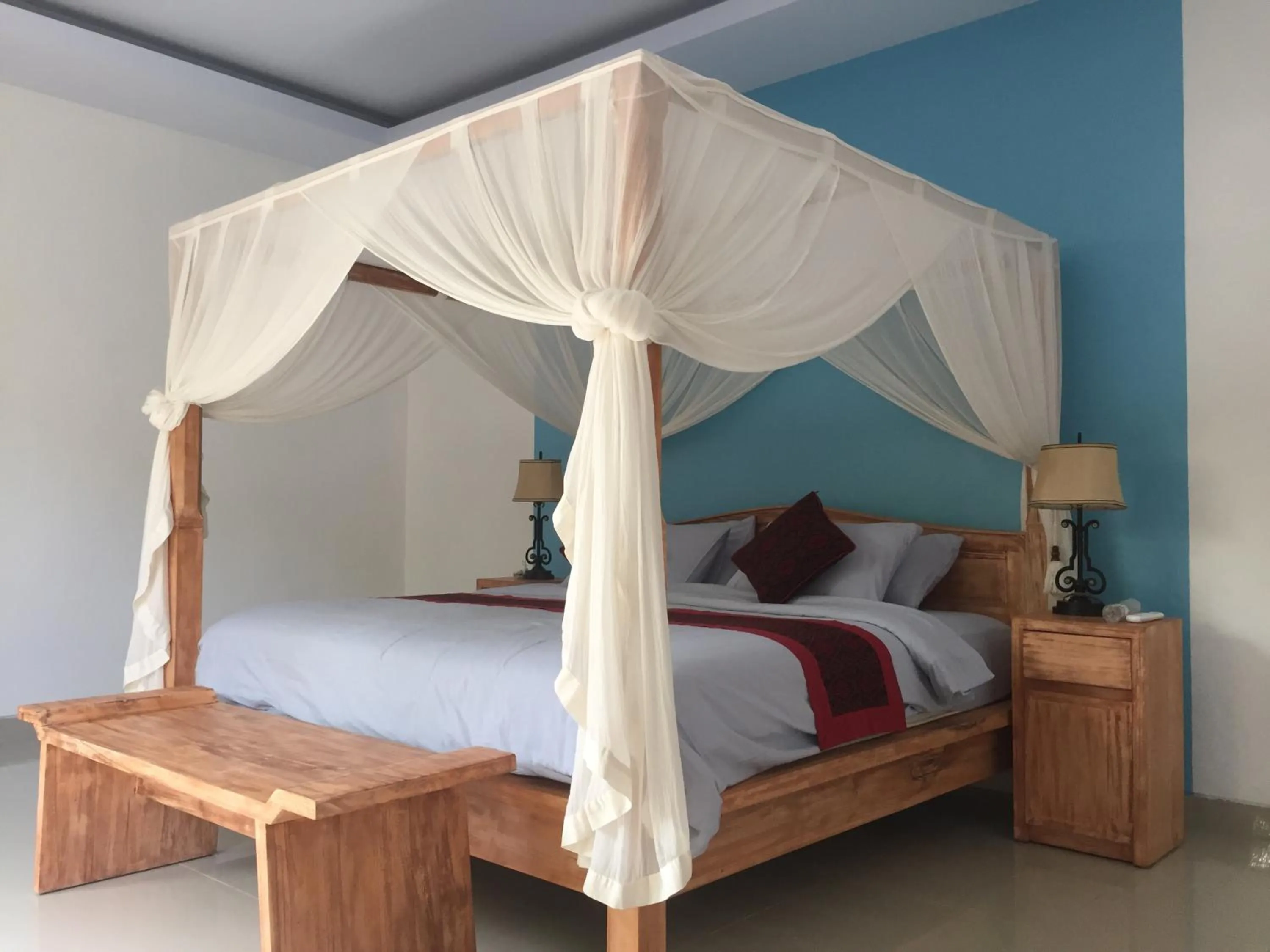 Bed in Ubud Suarga Mesari Private Pool Villa