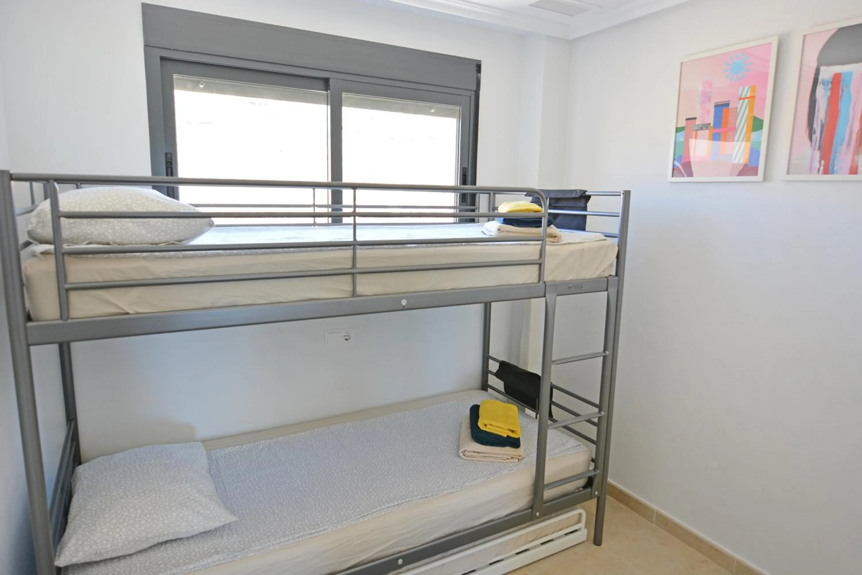 Bedroom, Bed in Penthouse with Panoramic View by NRAS