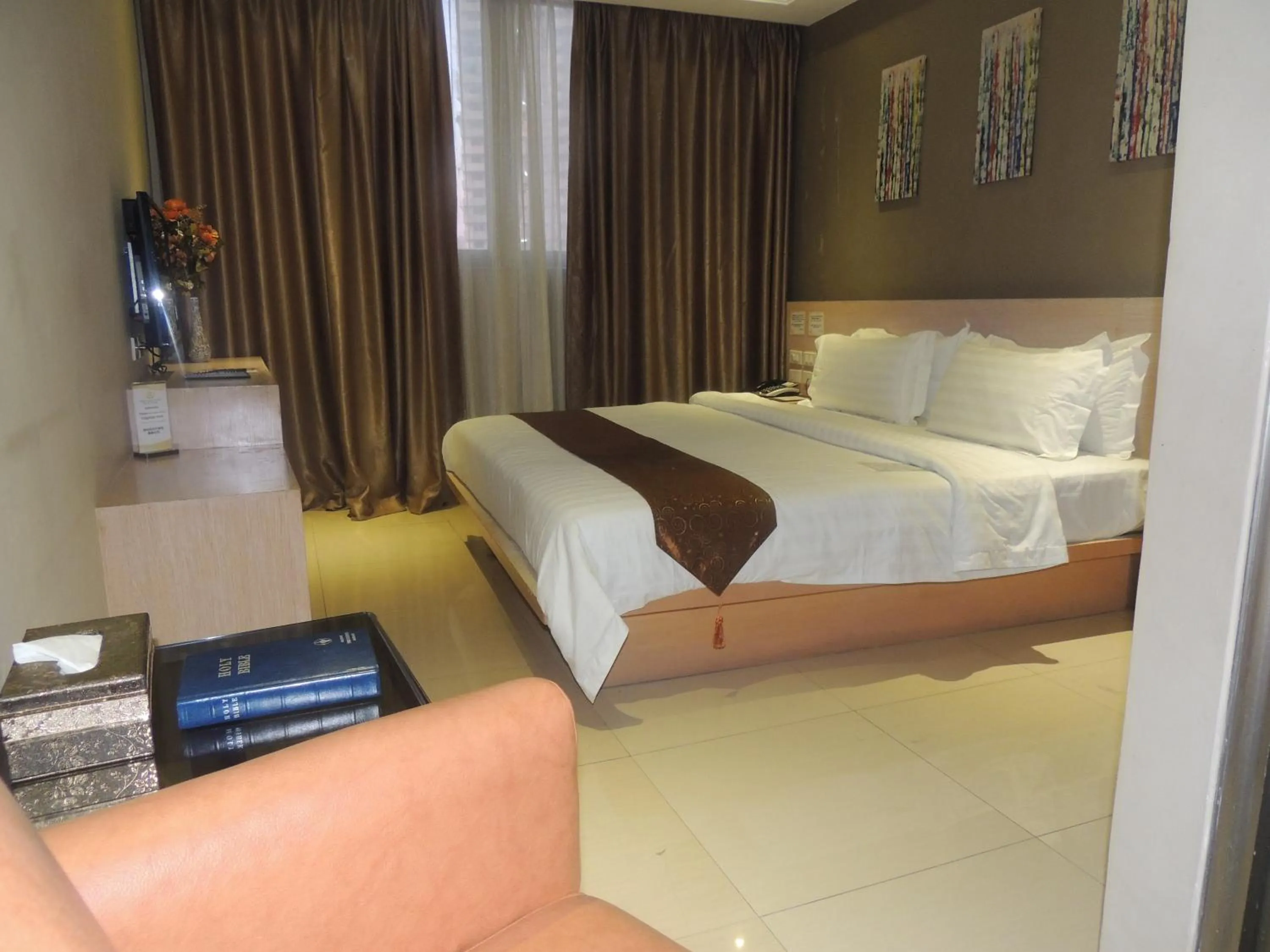 Bed in Dela Chambre Hotel