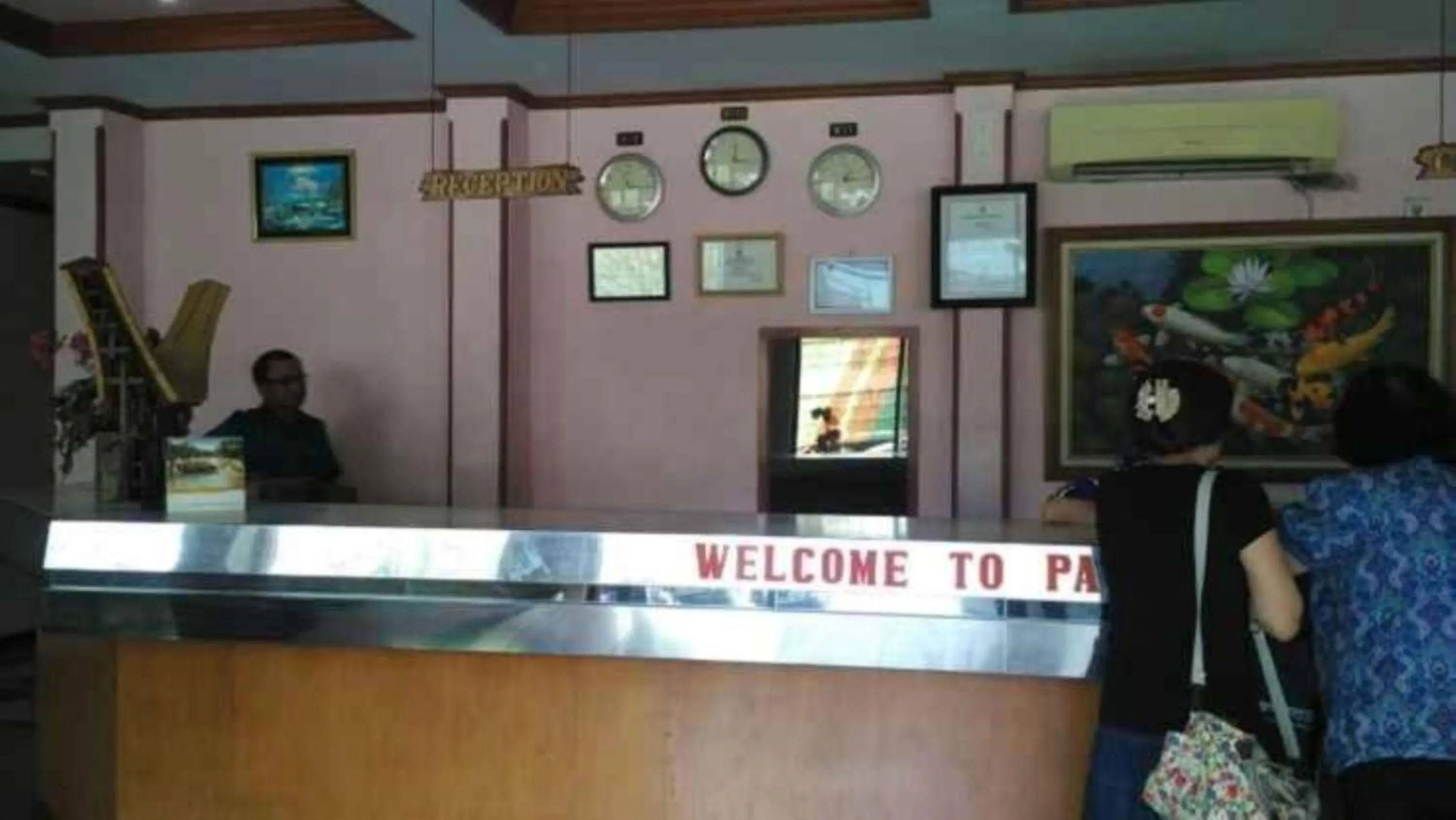 Lobby or reception in Hotel Parewisata