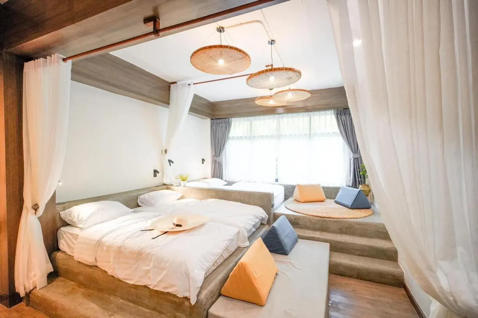 Bedroom, Bed in Krung Boutique Hotel