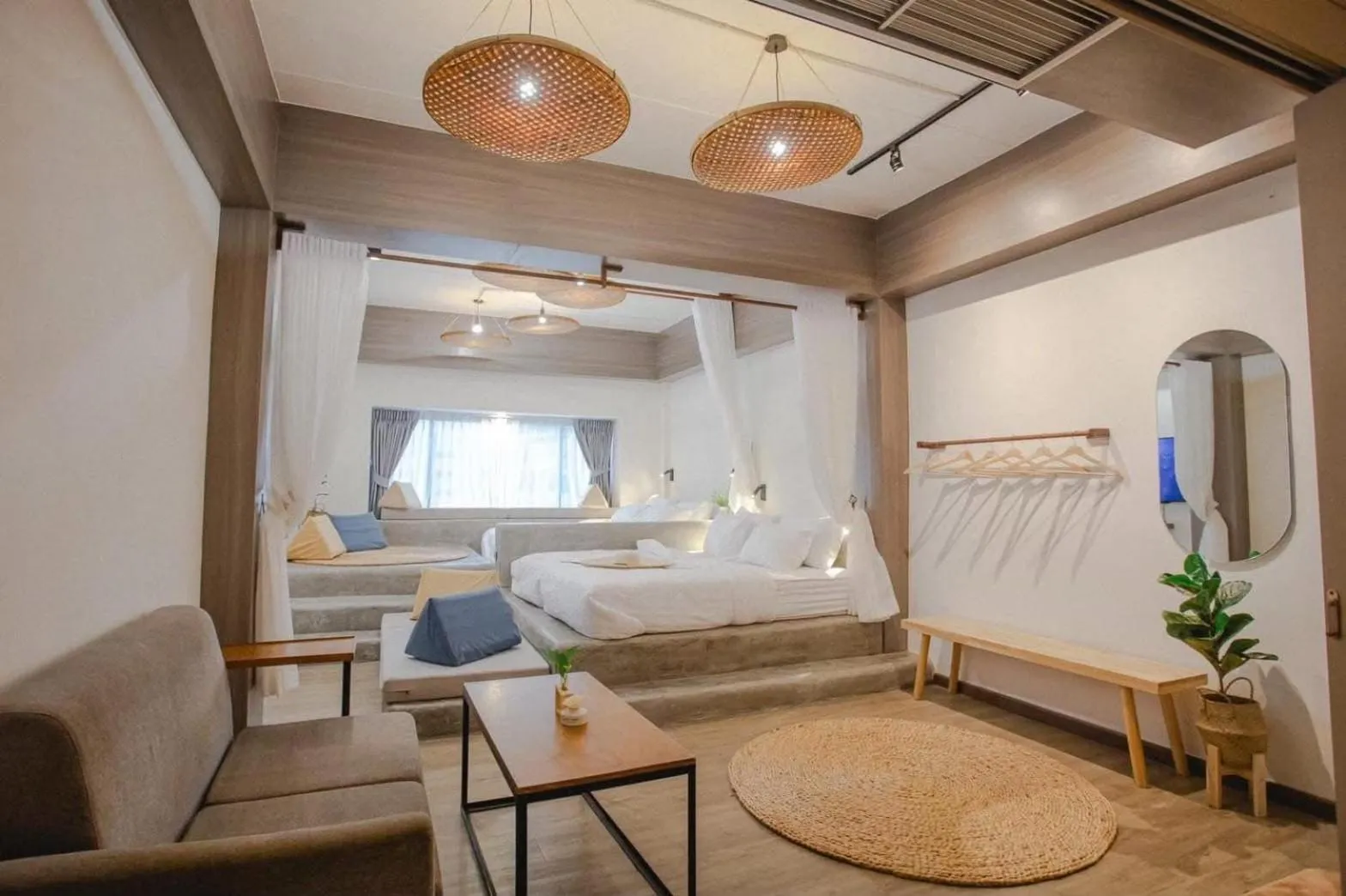 Photo of the whole room, Bed in Krung Boutique Hotel