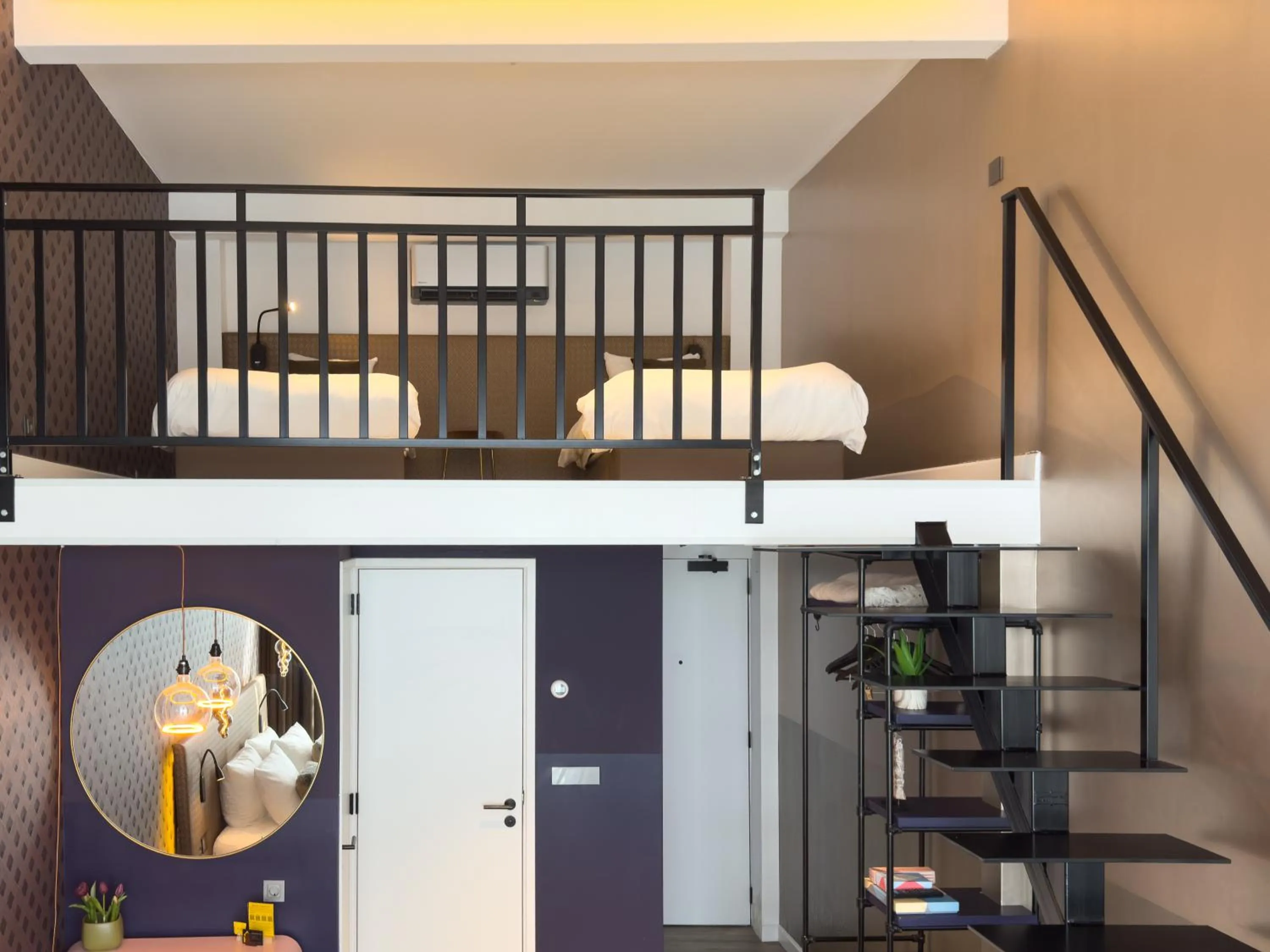 Bed in Valerius Boutique Hotel