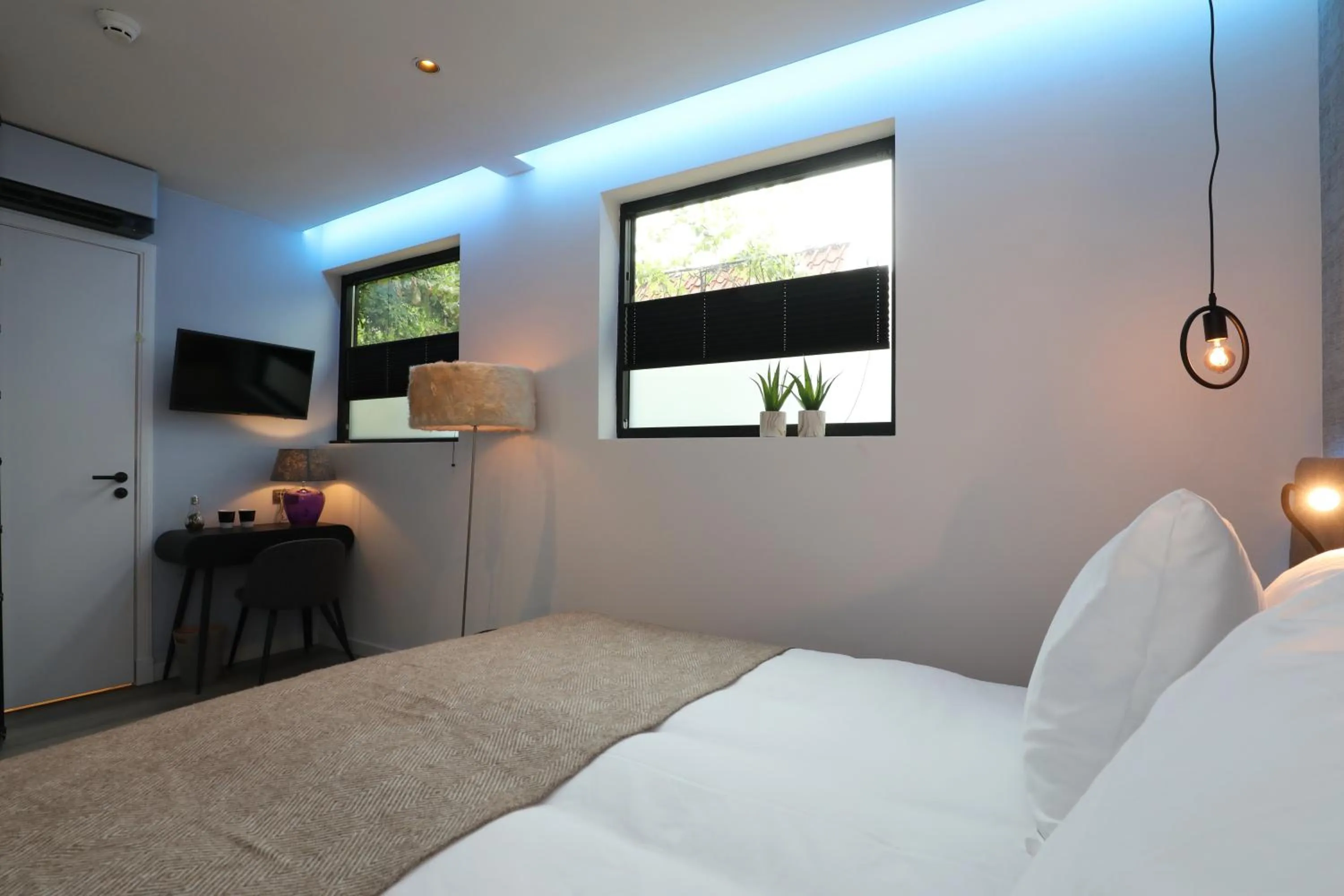 Bed in Valerius Boutique Hotel