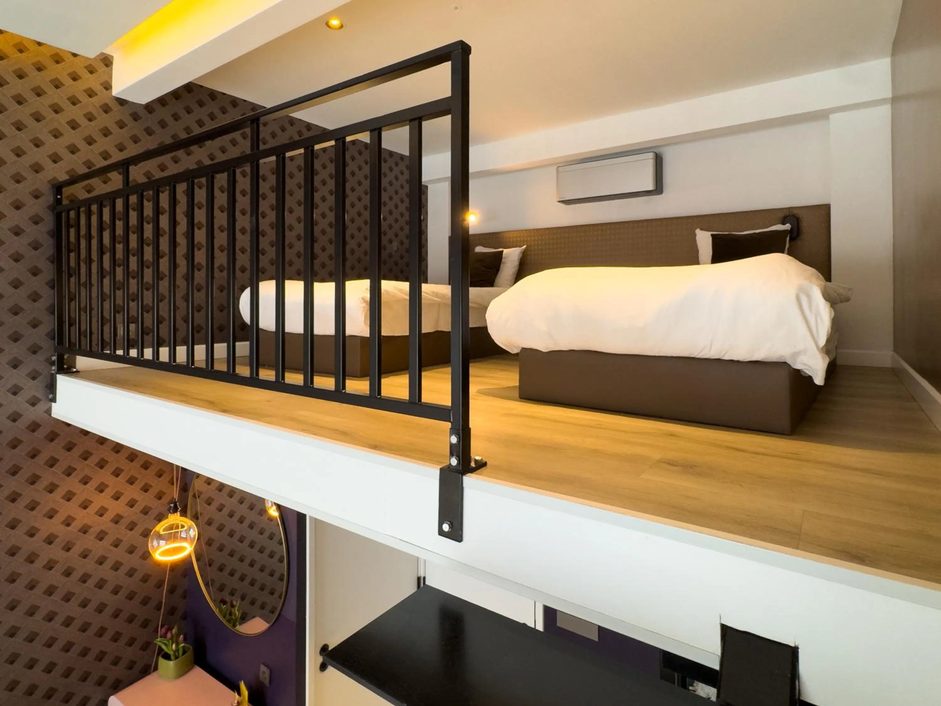 Bed in Valerius Boutique Hotel