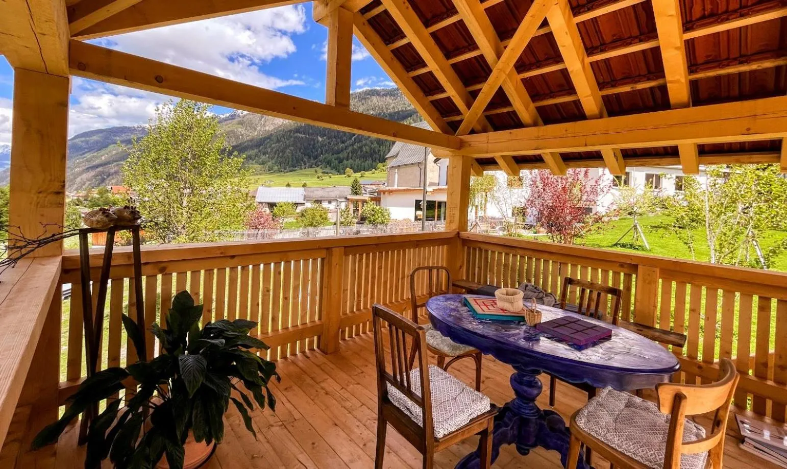 Garden in B&B Villa Stelvio