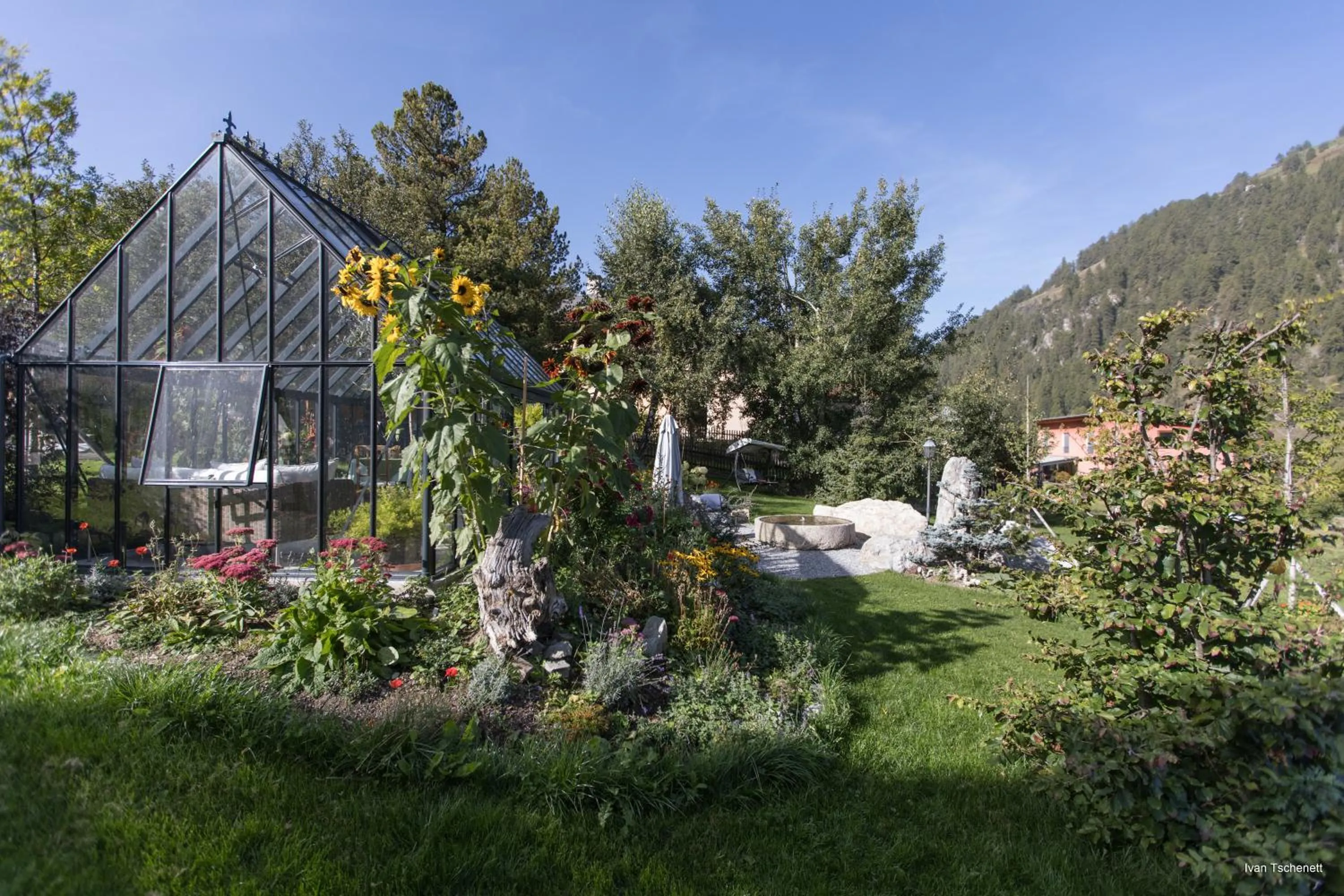 Garden in B&B Villa Stelvio