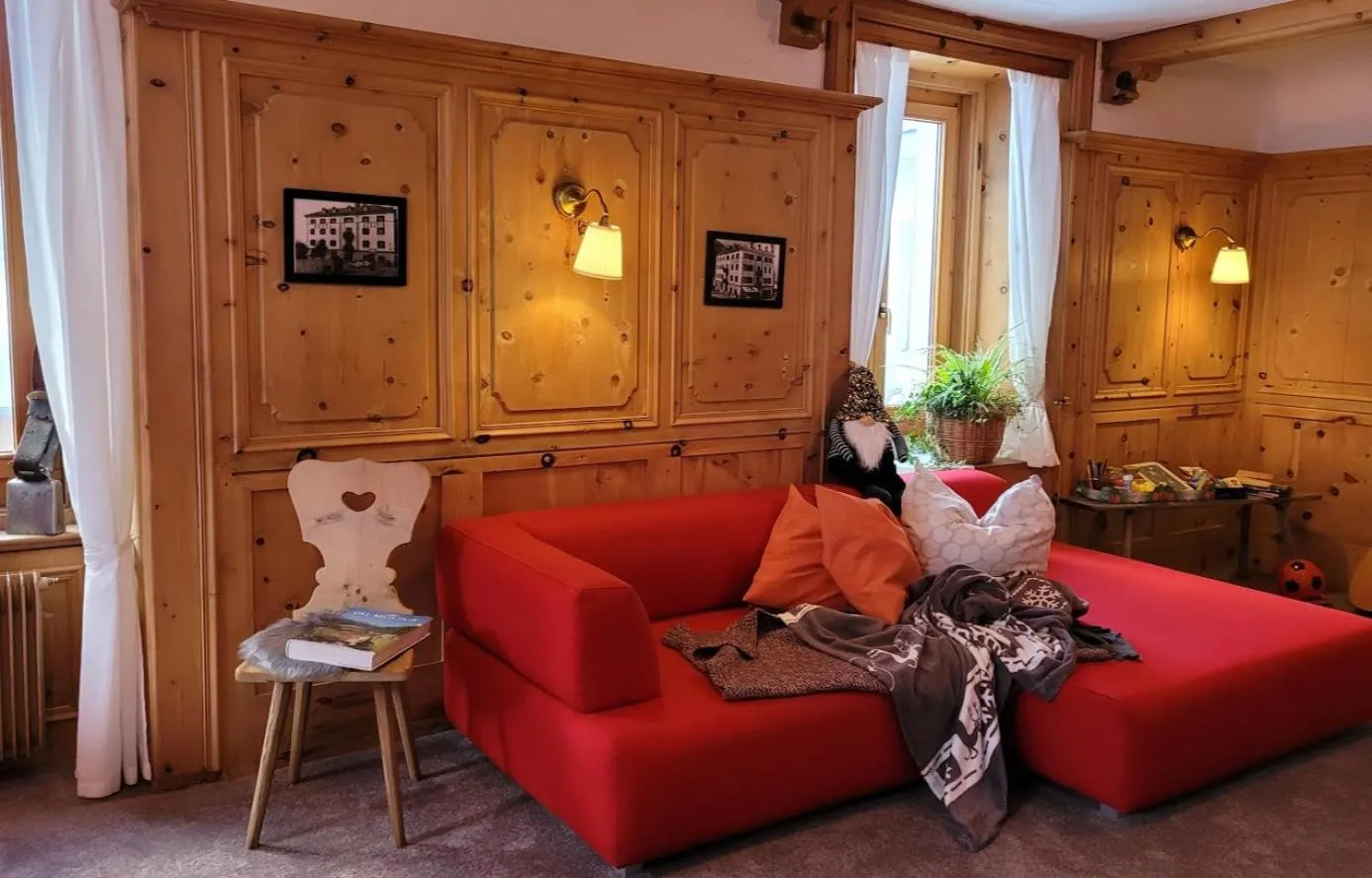 Living room in B&B Villa Stelvio