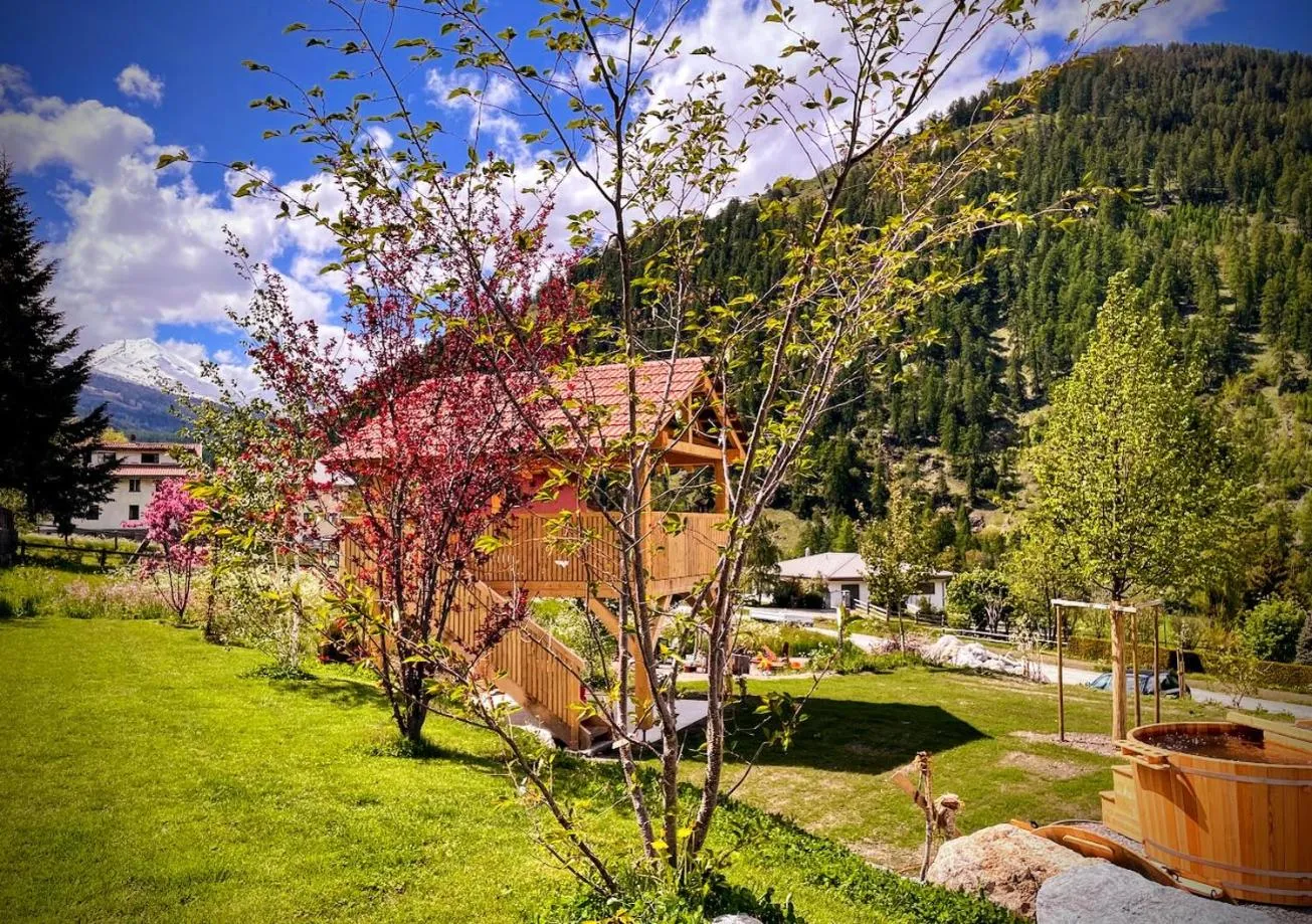 Garden in B&B Villa Stelvio