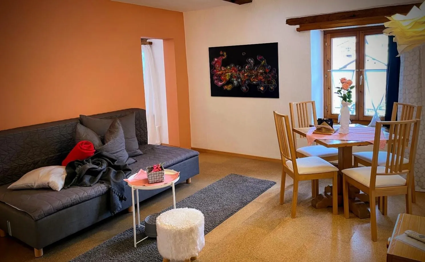 Living room in B&B Villa Stelvio