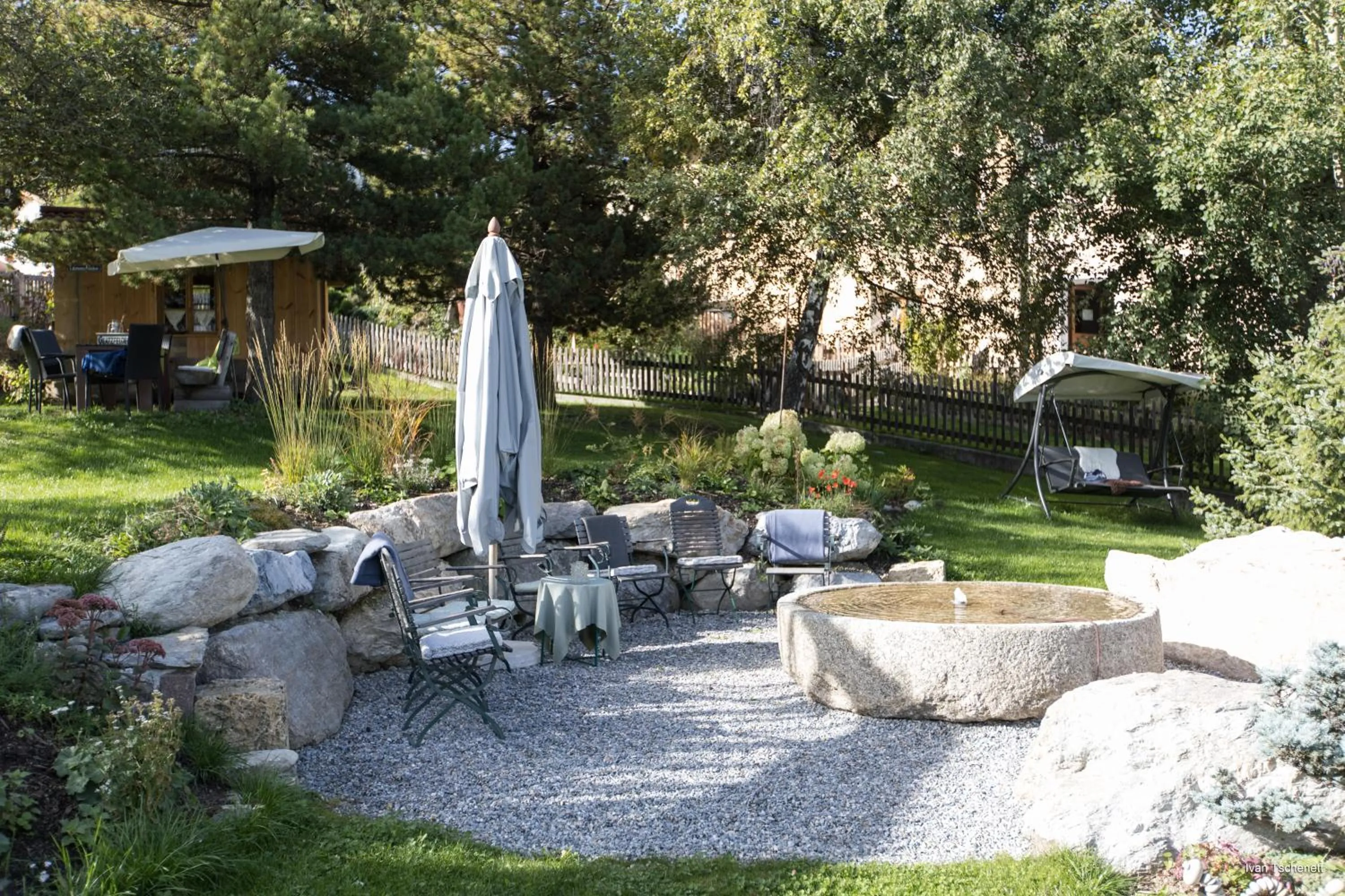 Garden in B&B Villa Stelvio