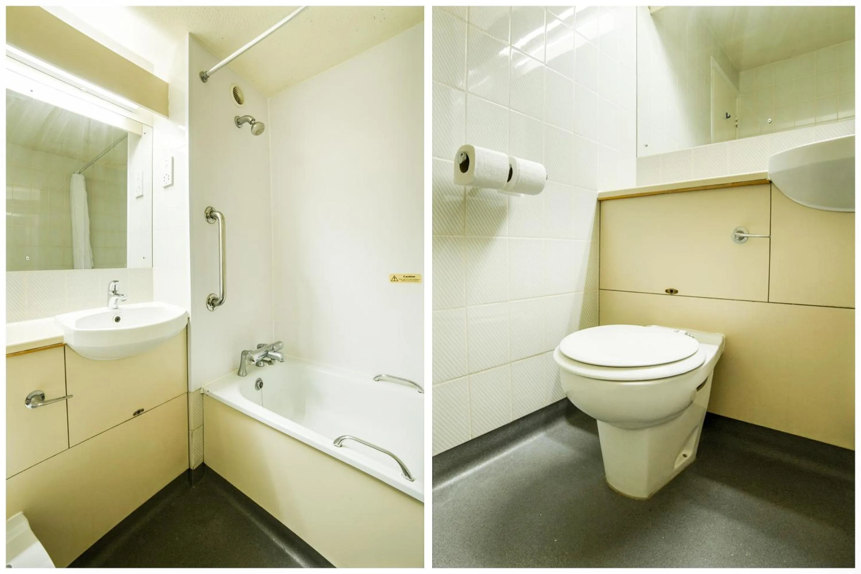 Bathroom in OYO Sunrise Hotel, A46 N Leicester