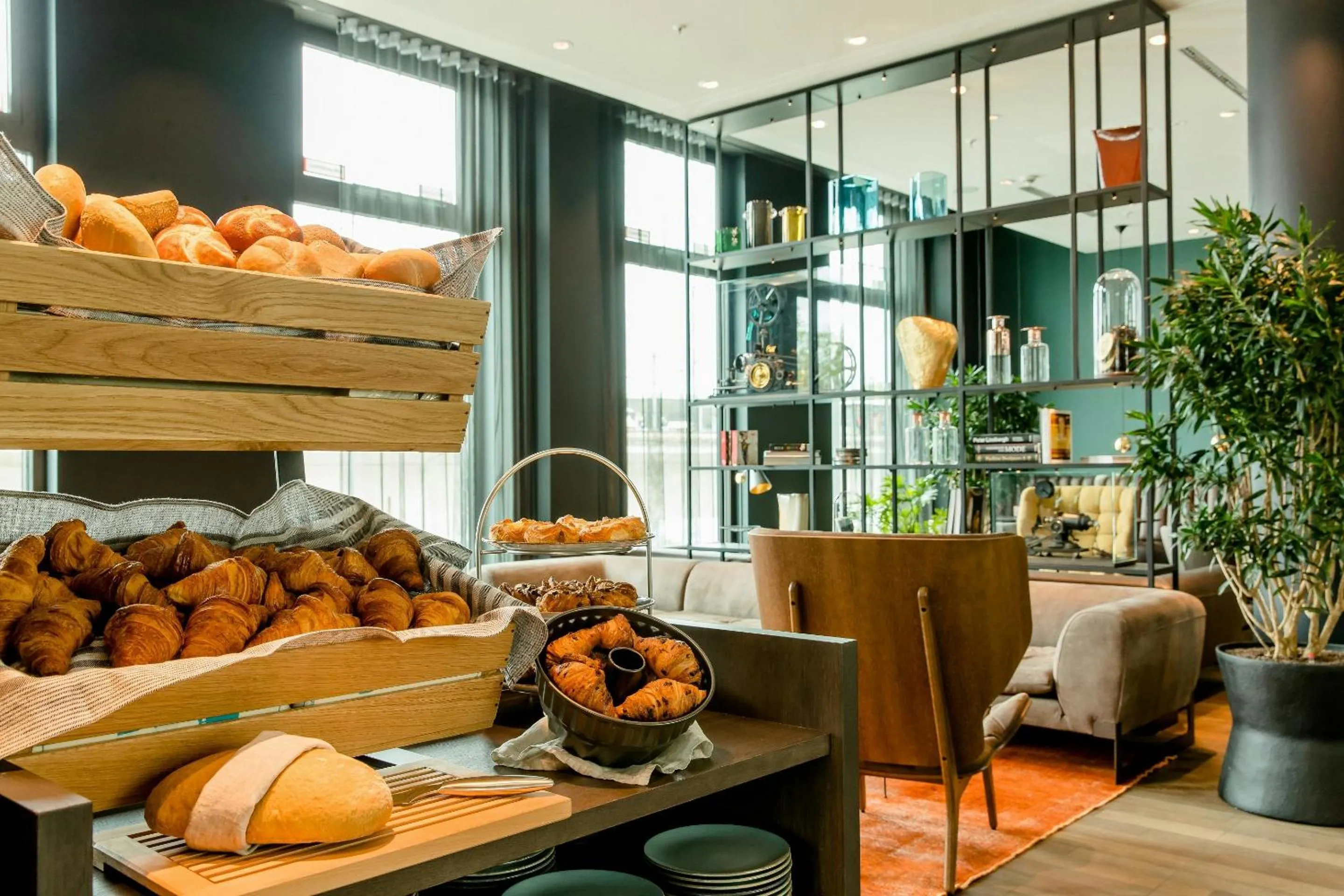 Buffet breakfast in Motel One Köln-Messe