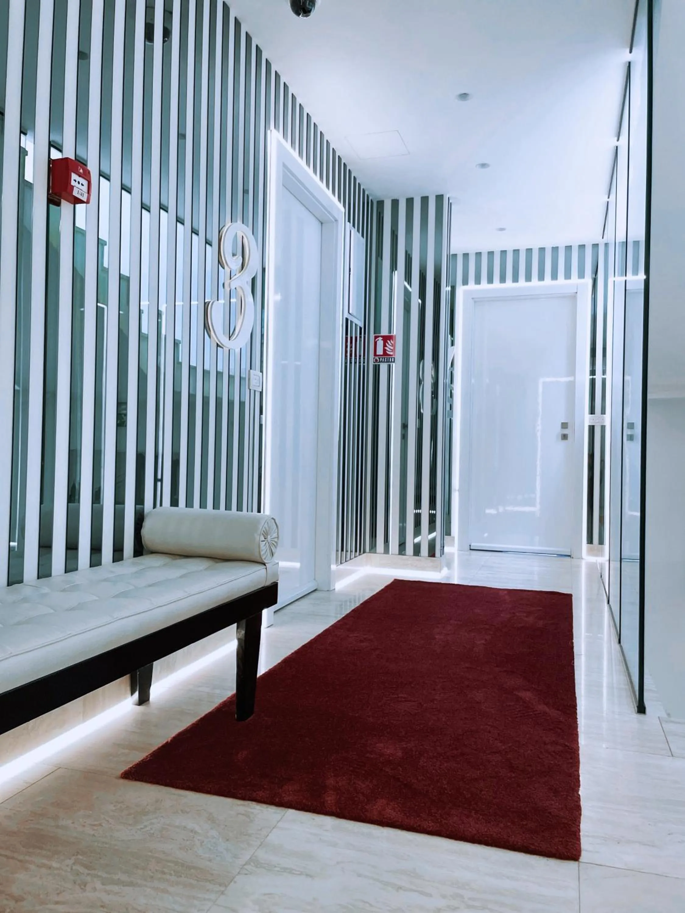 Seating area in Hotel 9