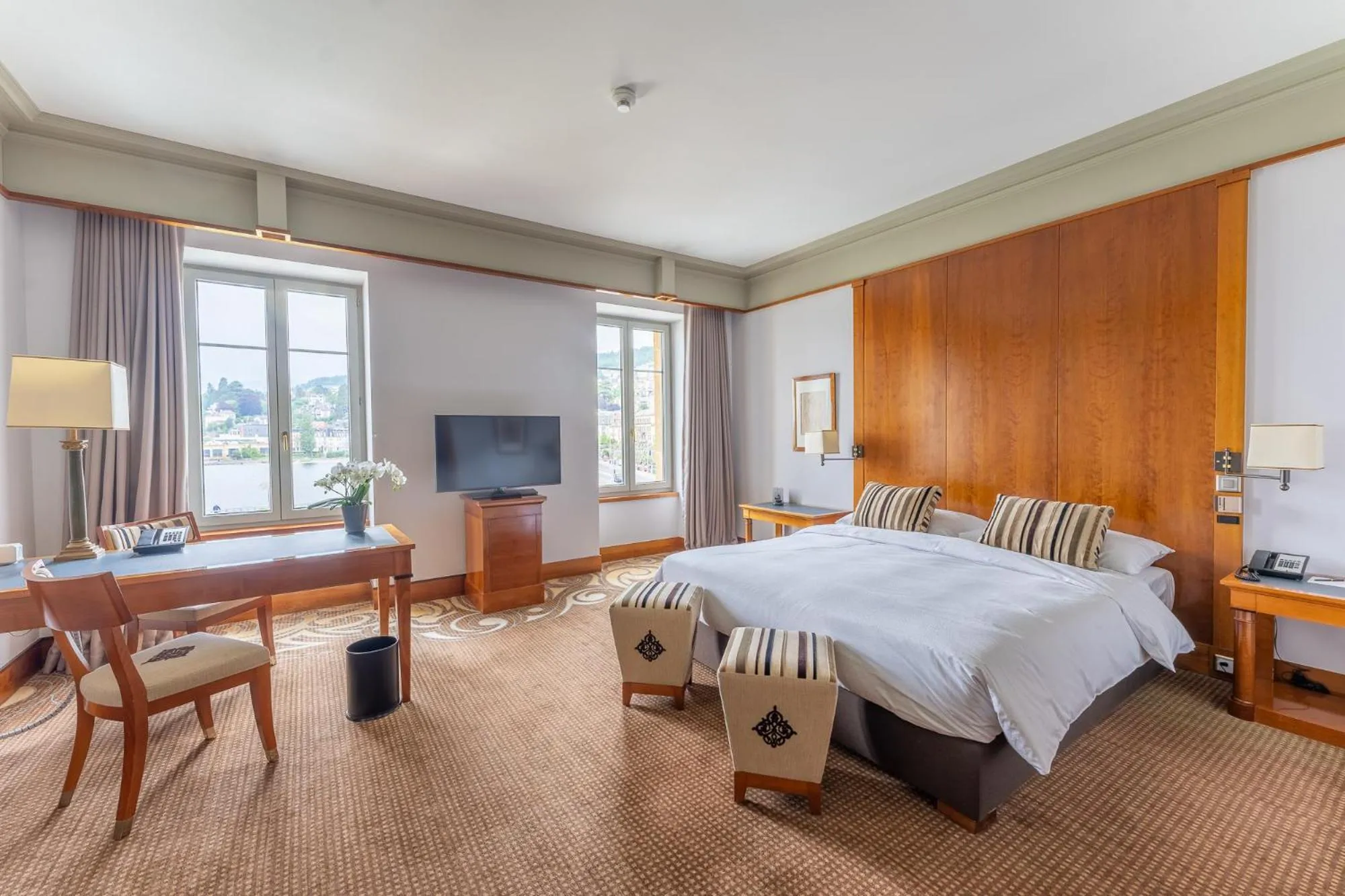 Bed in Beau Rivage Hotel