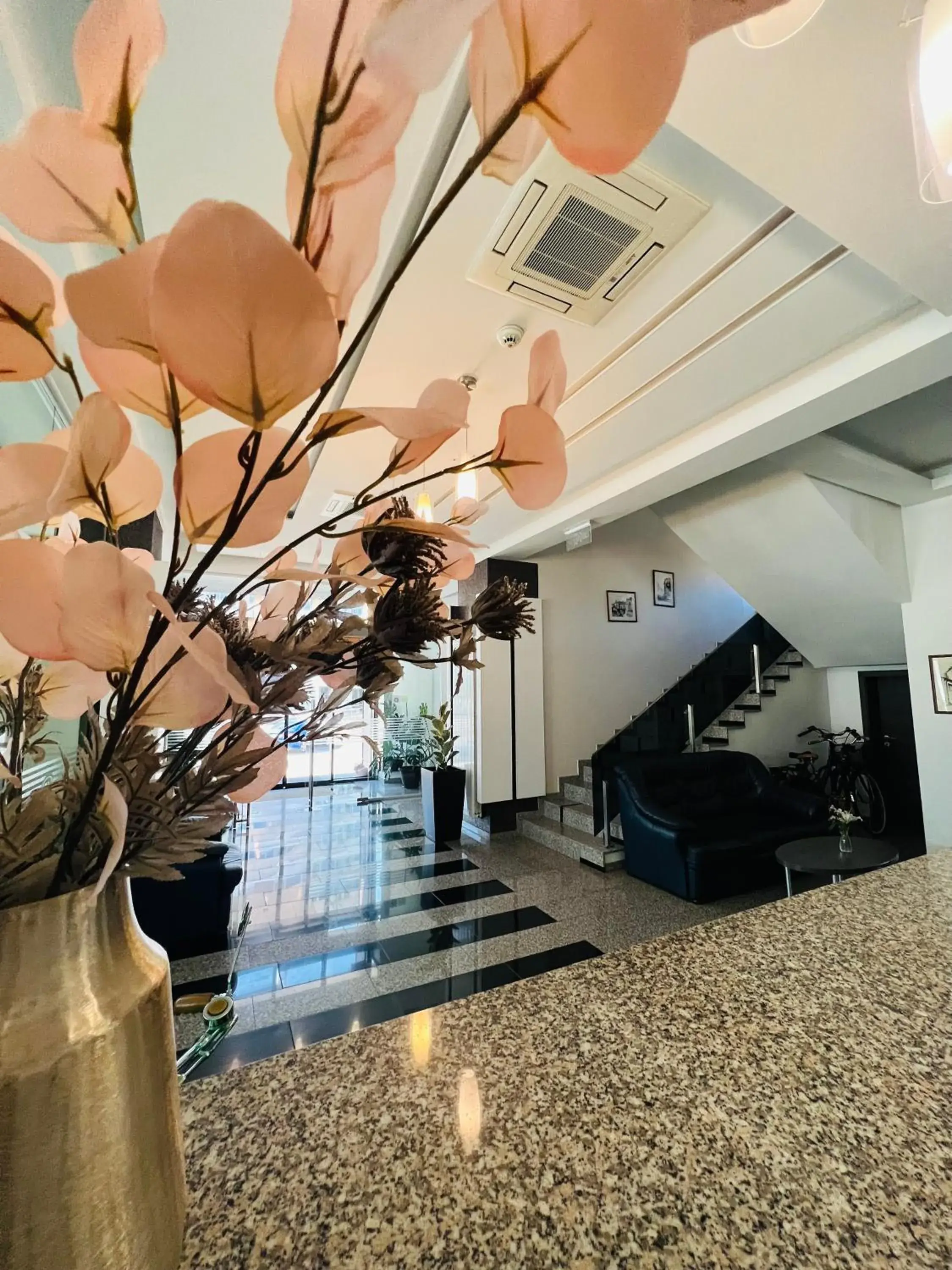 Lobby or reception in Hotel Scapino Lobby or reception in Hotel Scapino