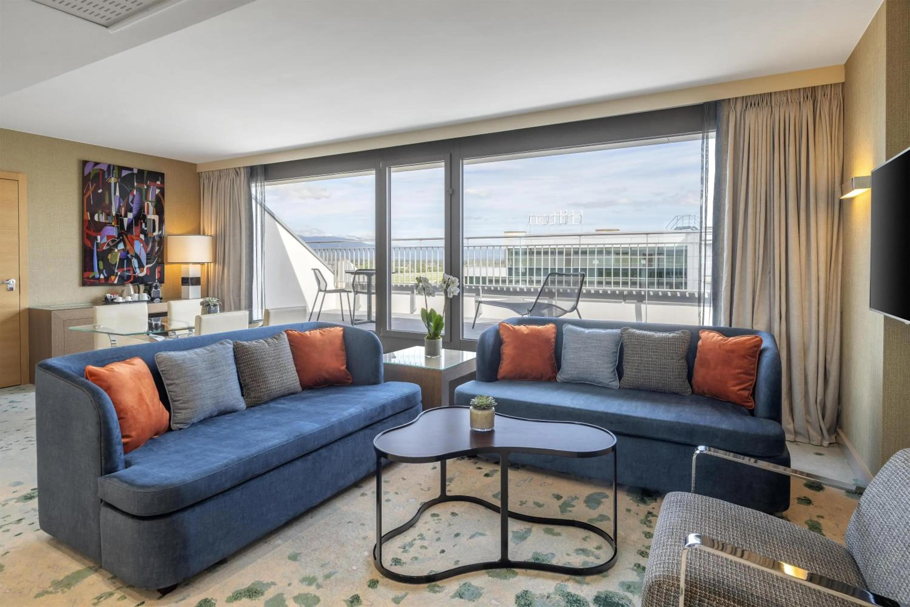 View (from property/room) in Hilton Geneva Hotel and Conference Centre