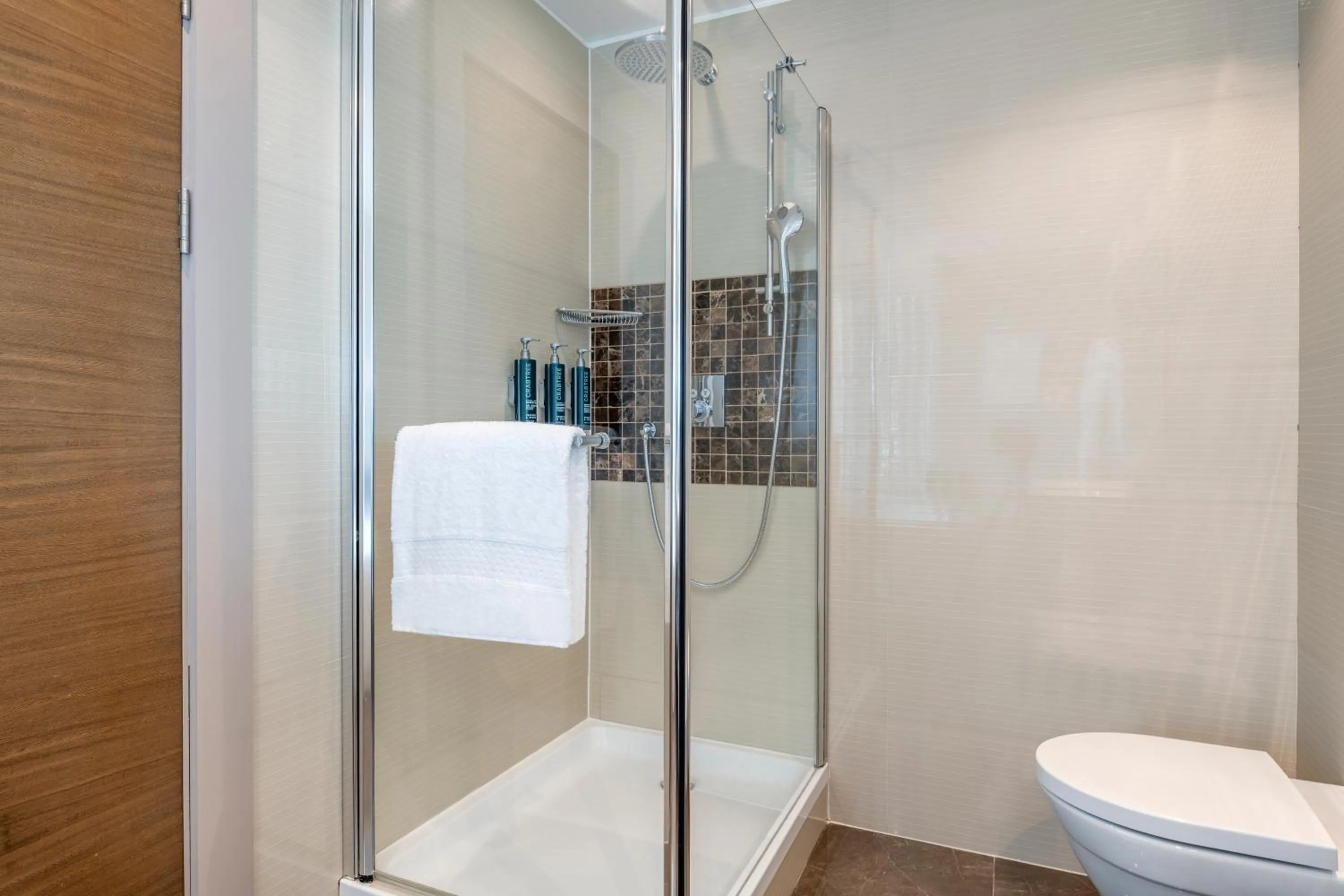 Shower in Hilton Geneva Hotel and Conference Centre