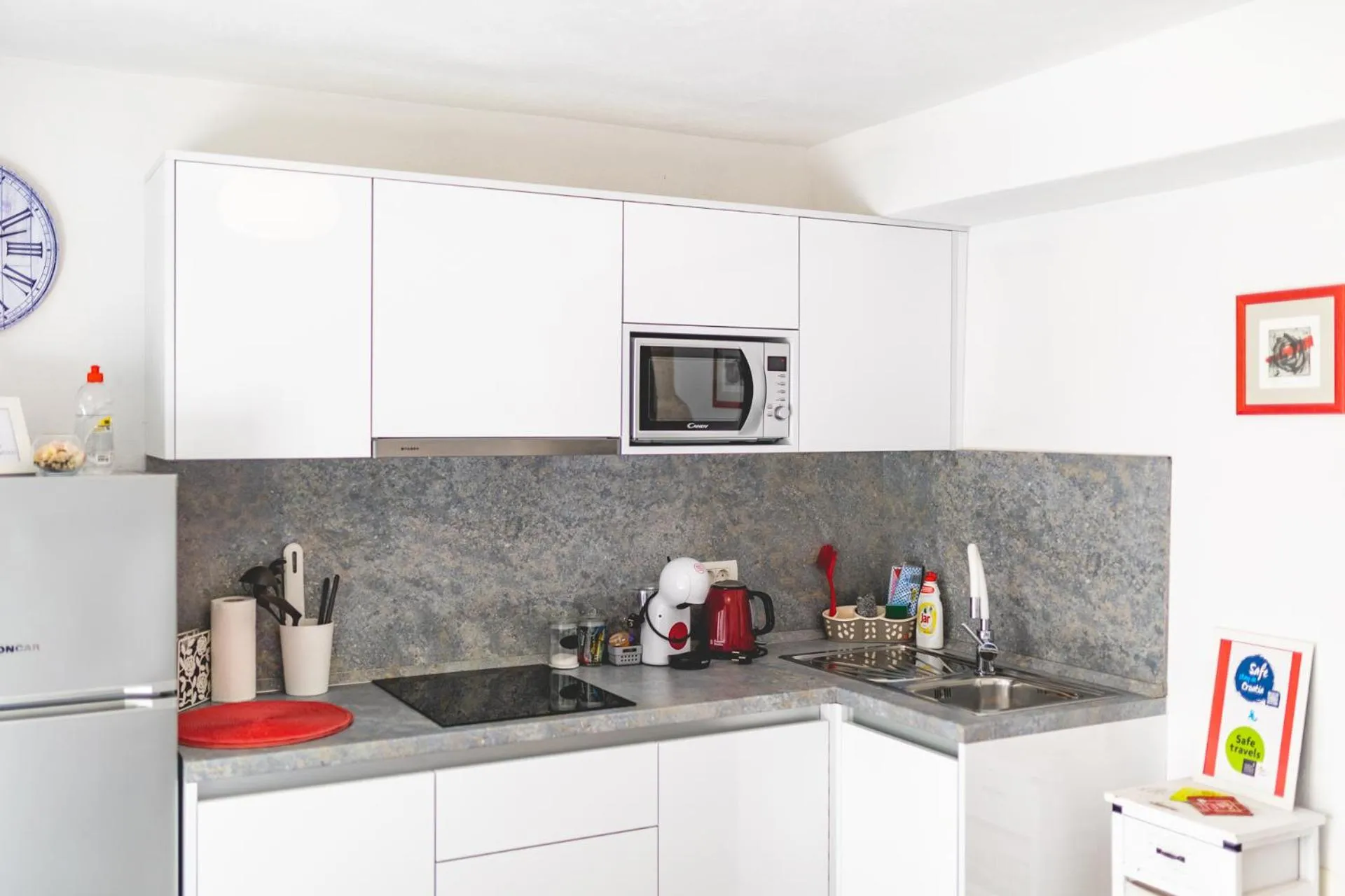kitchen in Apartman Otto
