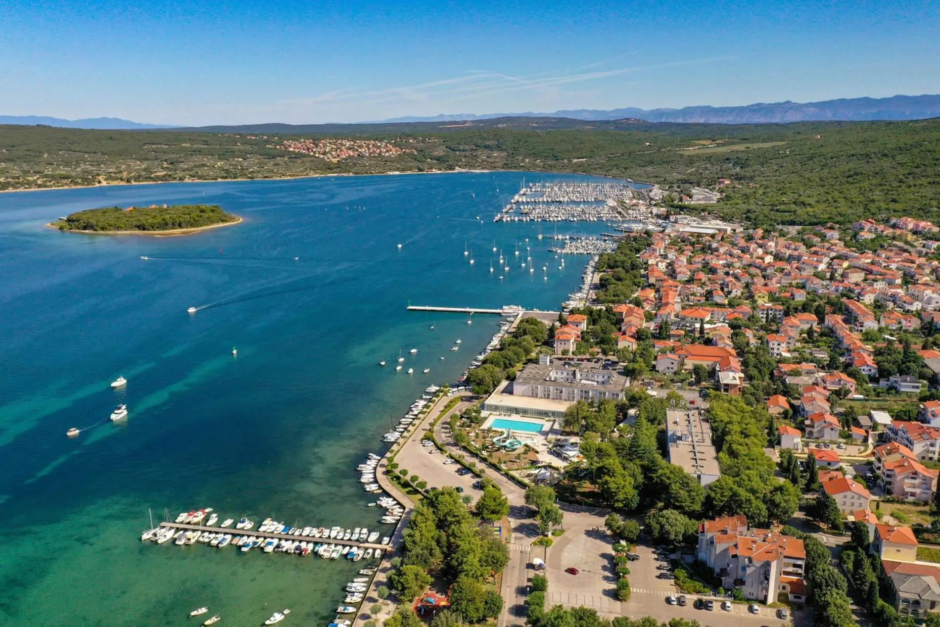 Bird's eye view in Apartman Otto