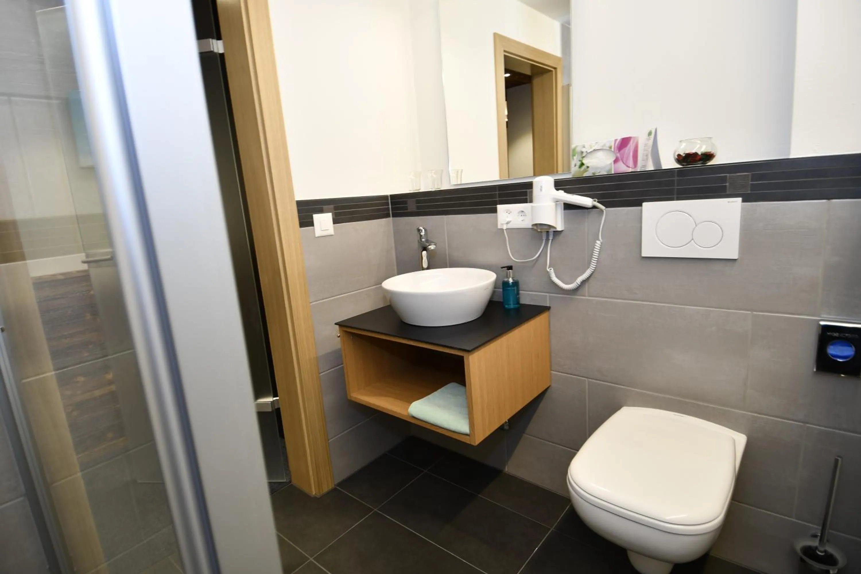 Shower in Hotel Elite