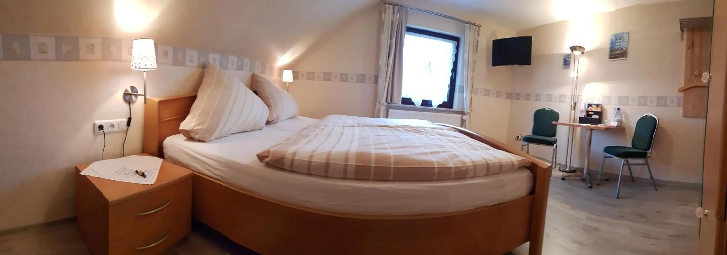 Bed in Gasthof & Pension Erlengrund