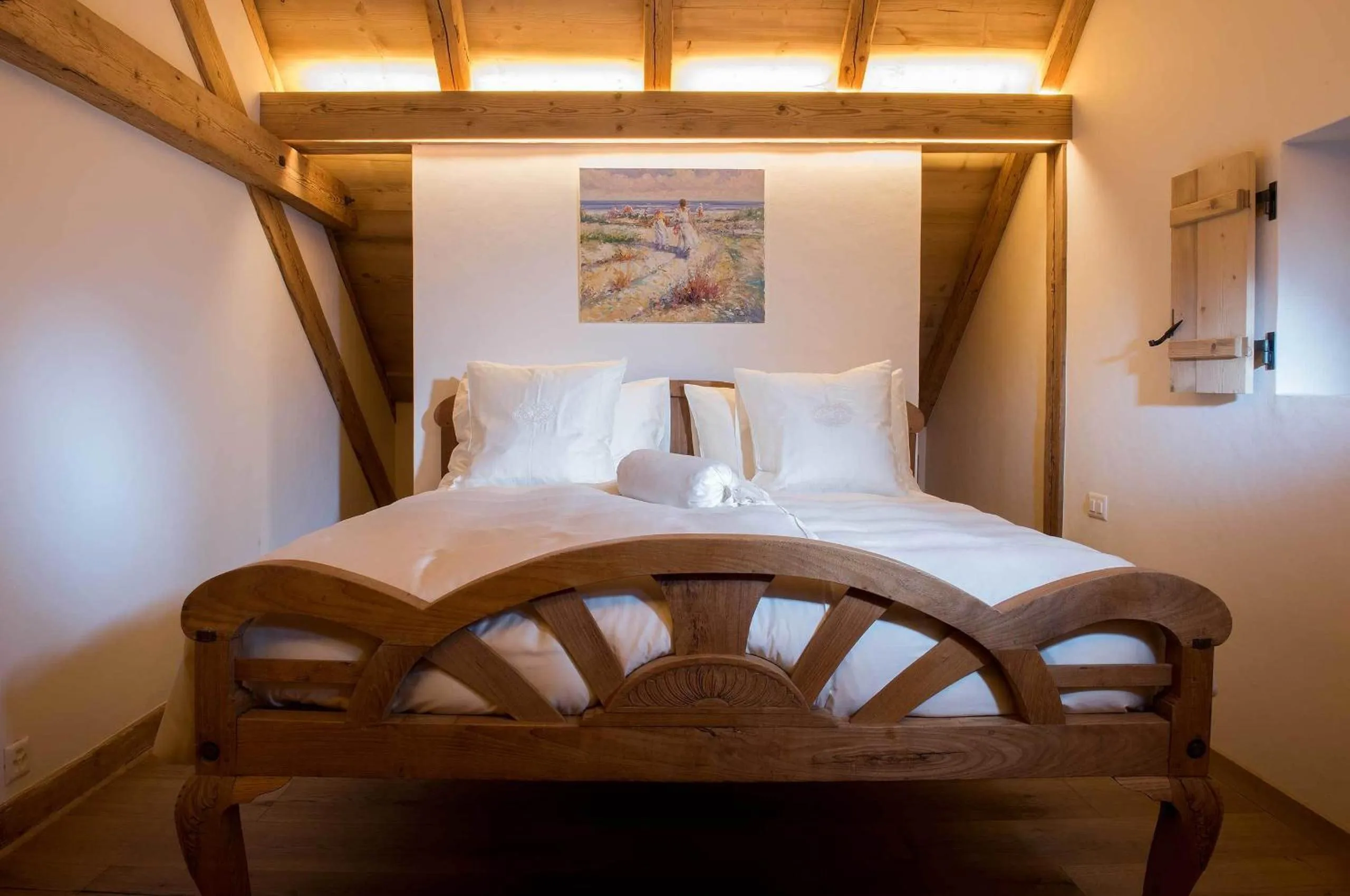 Bed in Hotel Olden
