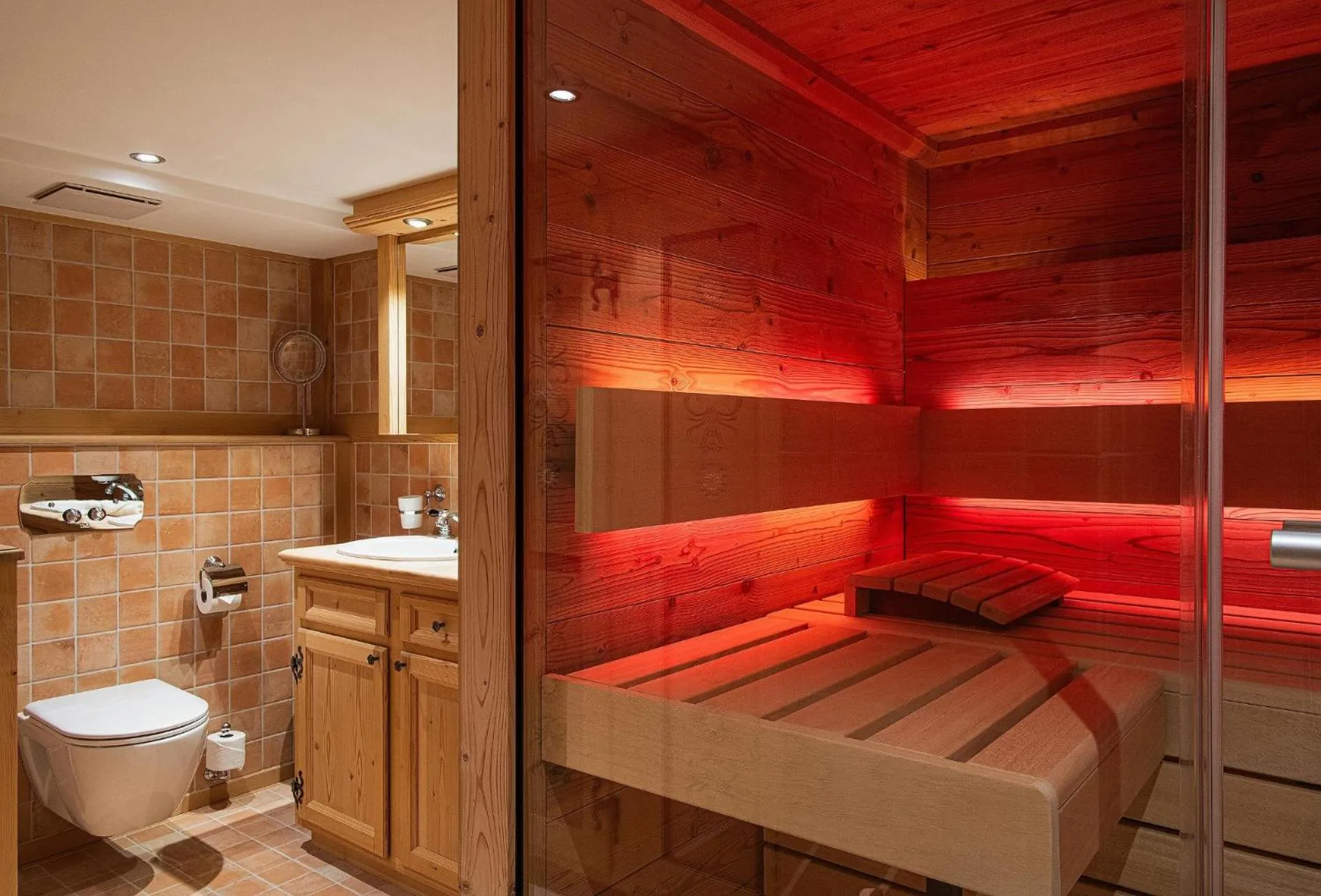 Sauna in Hotel Olden