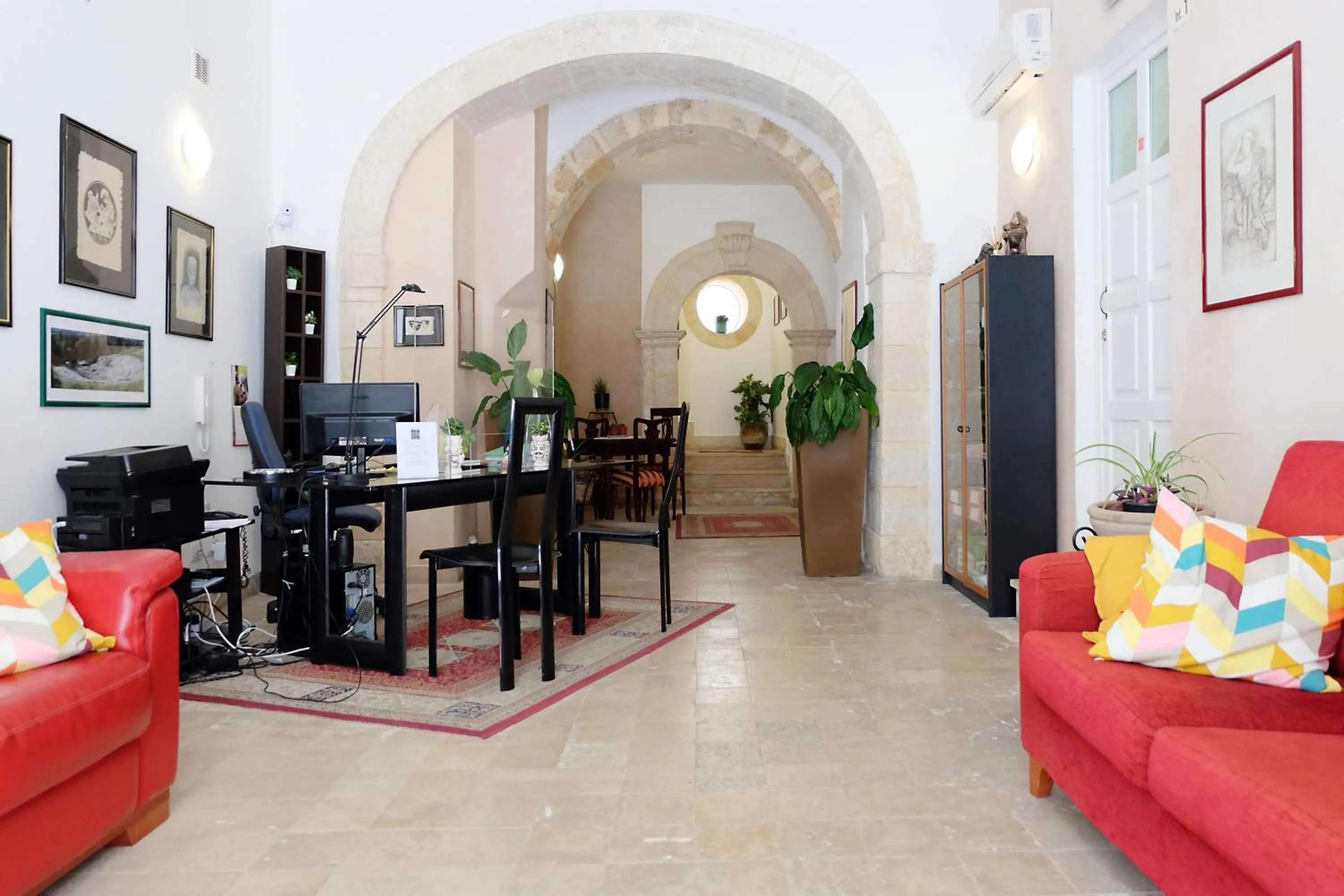 Lobby or reception in Nuova Mastrarua Rooms