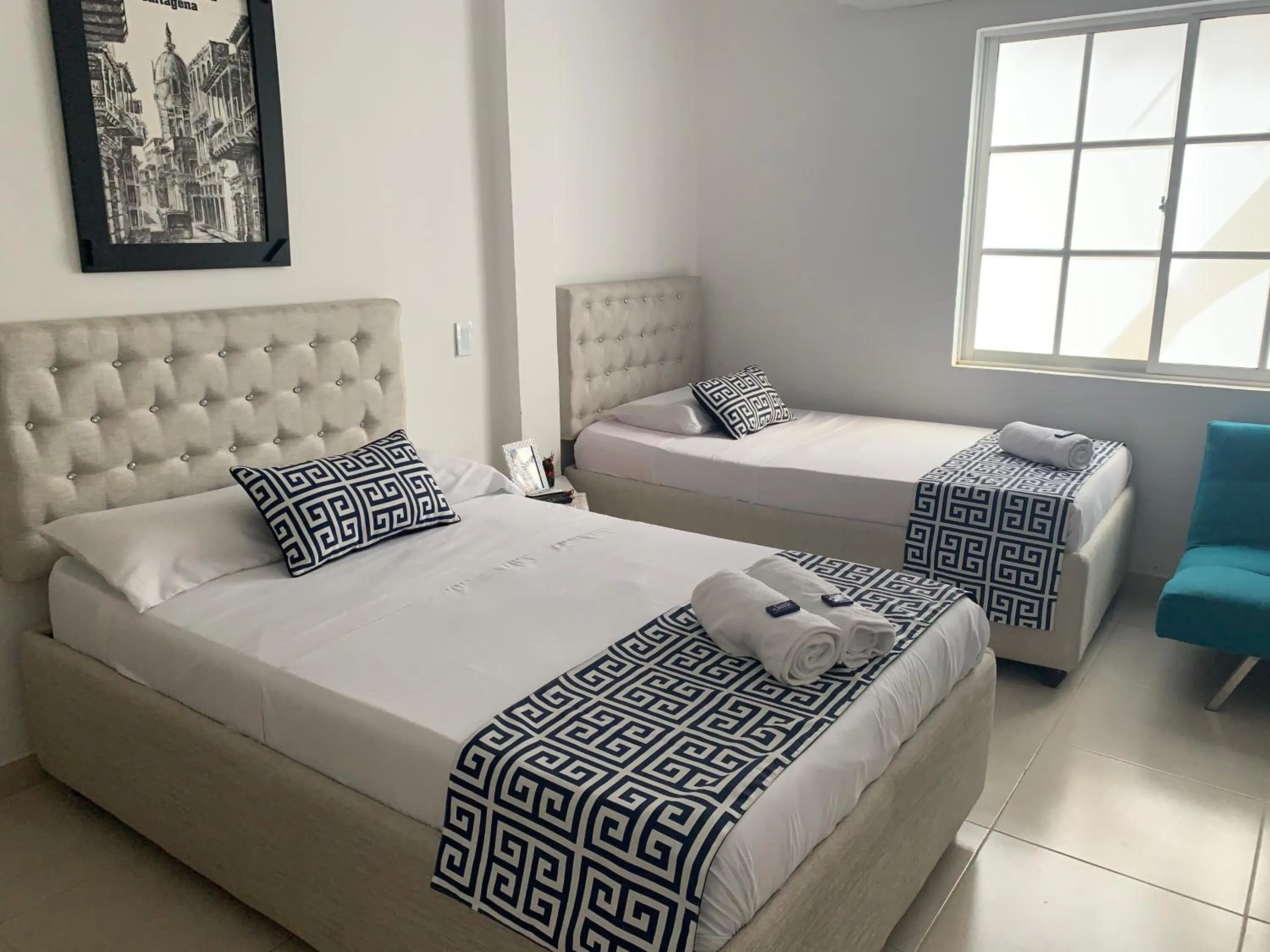 Bedroom, Bed in Mar de Indias House