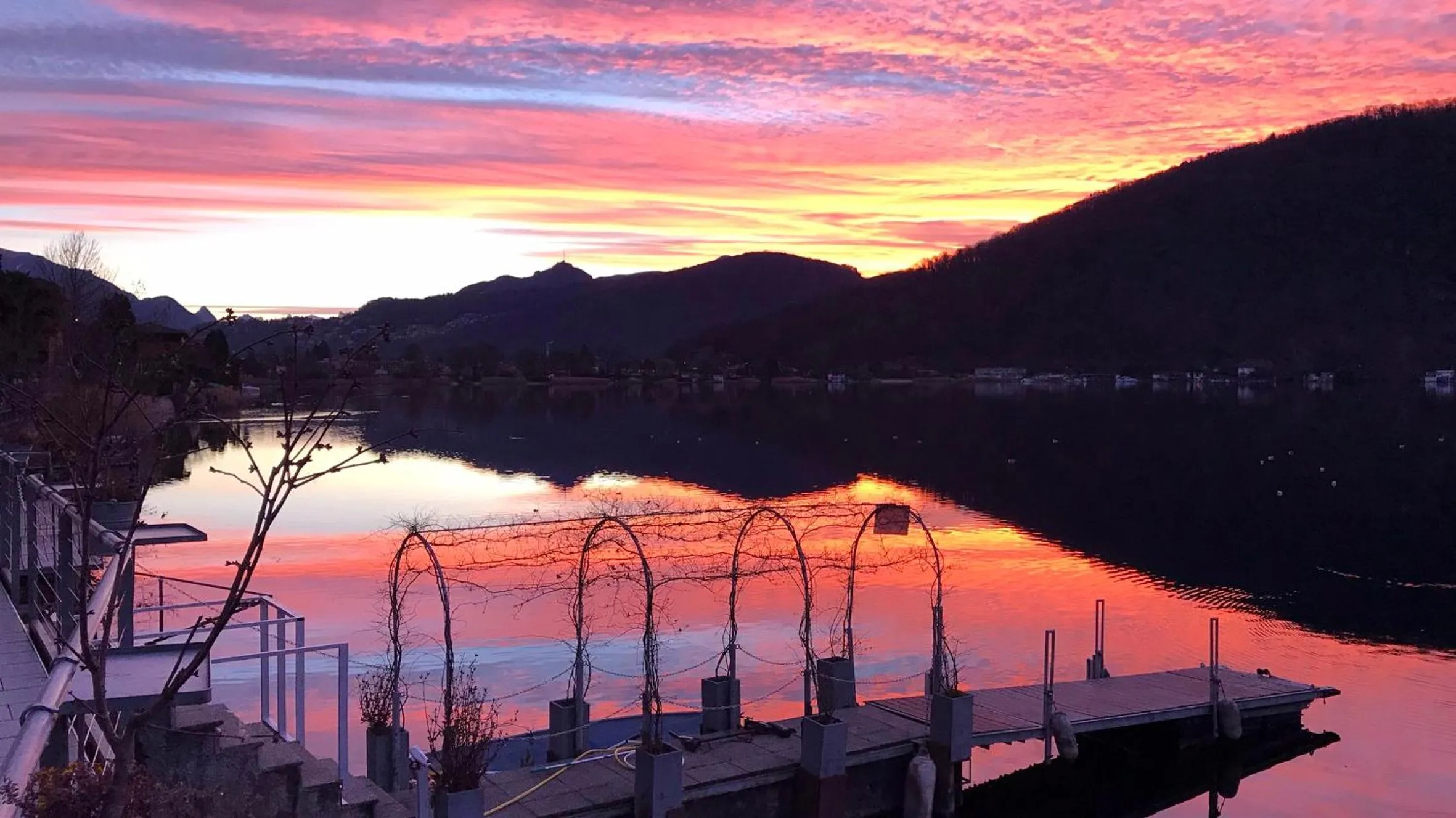 Lake view in Tresa Bay Hotel