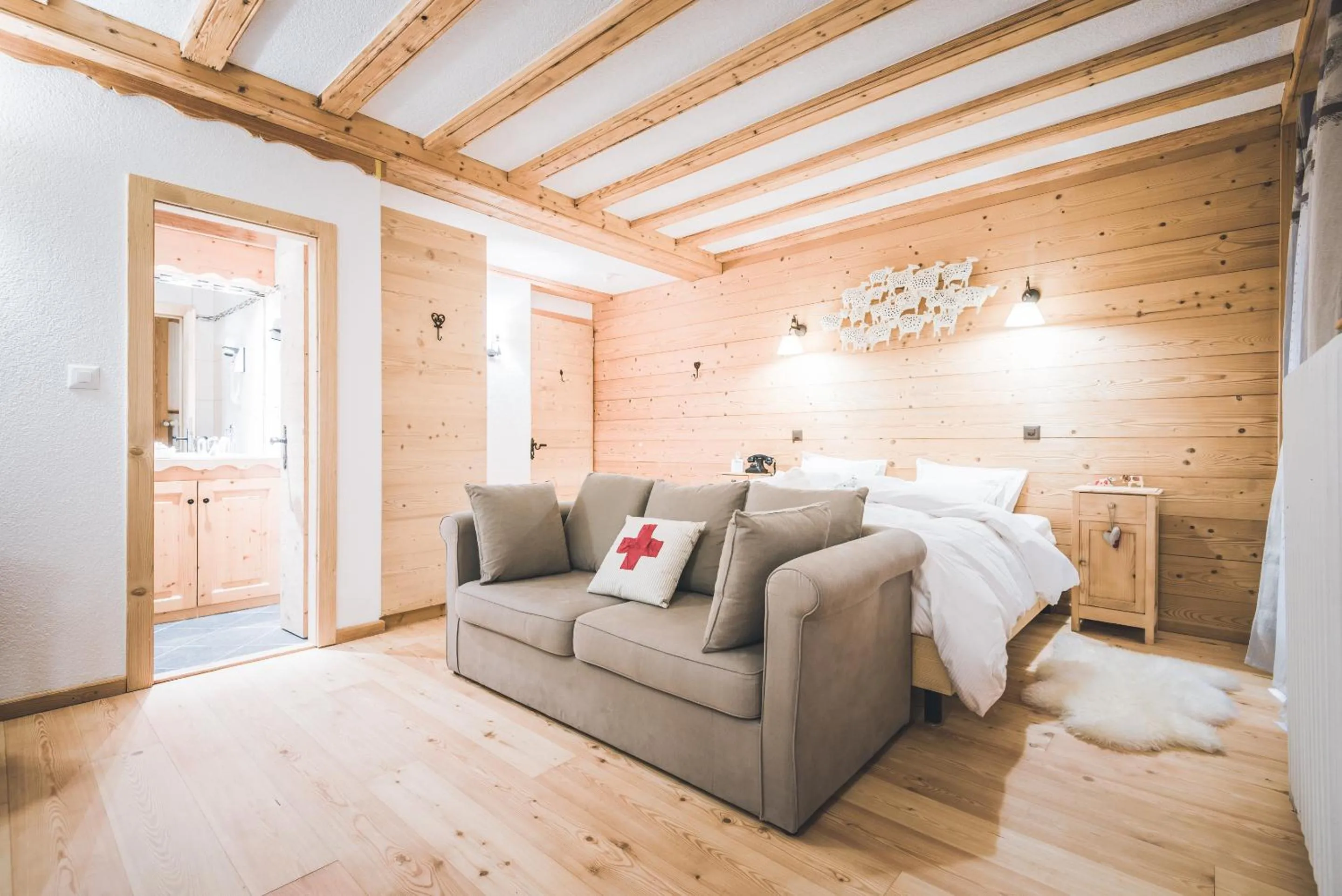 Bedroom in Boutique Hotel Beau-Séjour & Spa Superior